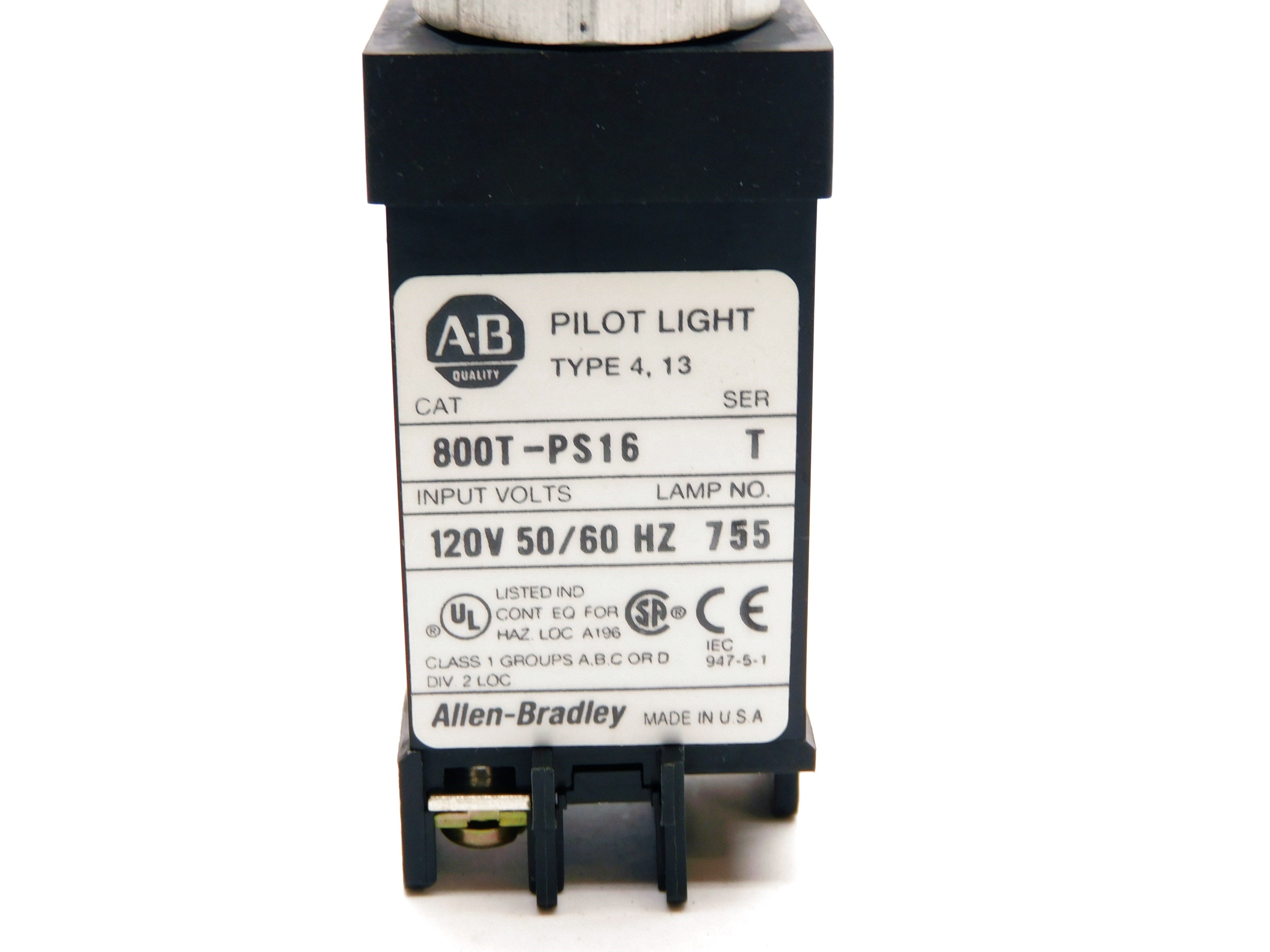 ALLEN BRADLEY 800T-PS16 SER. T (AS PICTURED) (WH) NSMP