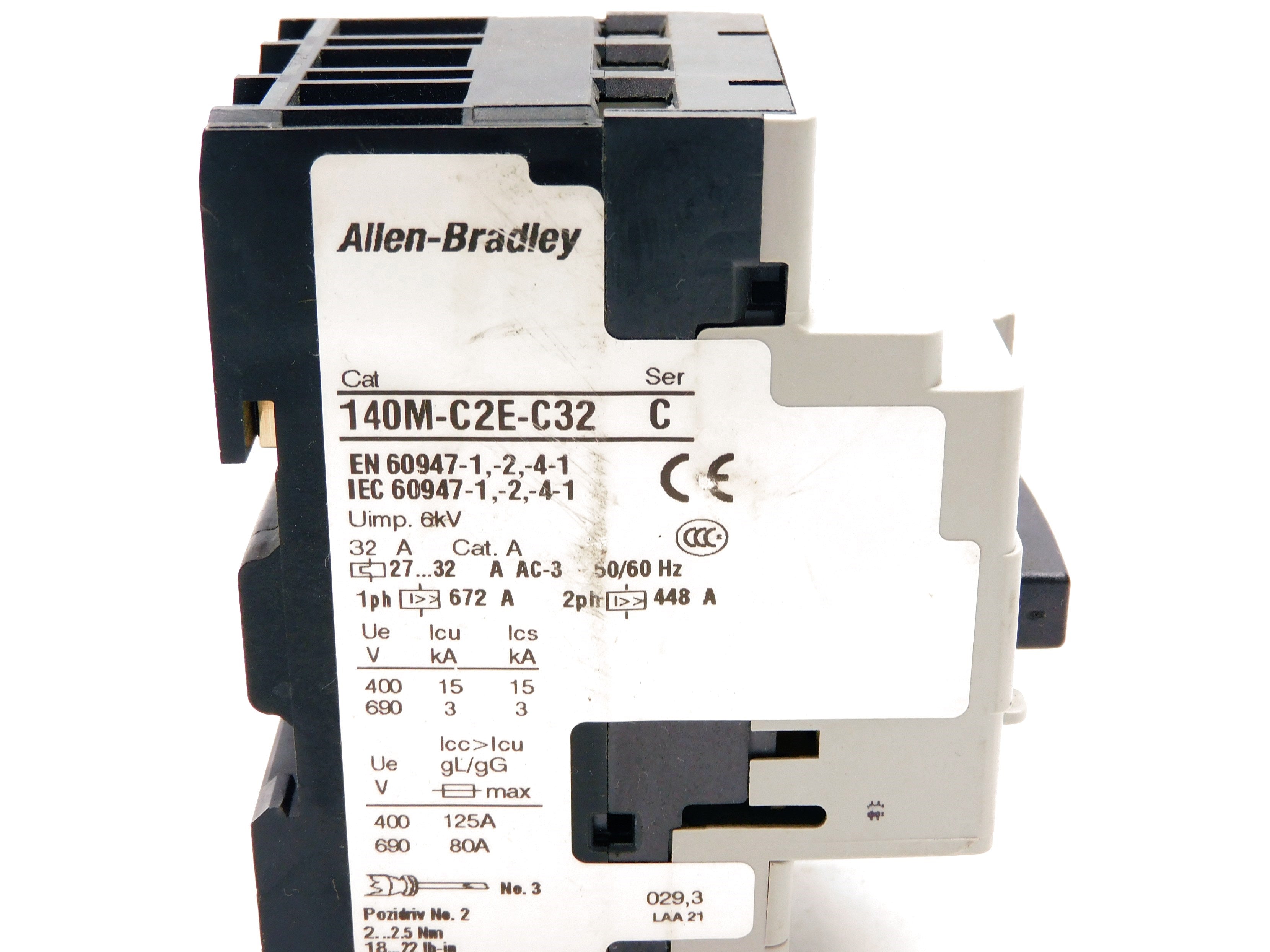 ALLEN BRADLEY 140M-C2E-C32 SER. C 27-32A 690V NSNP