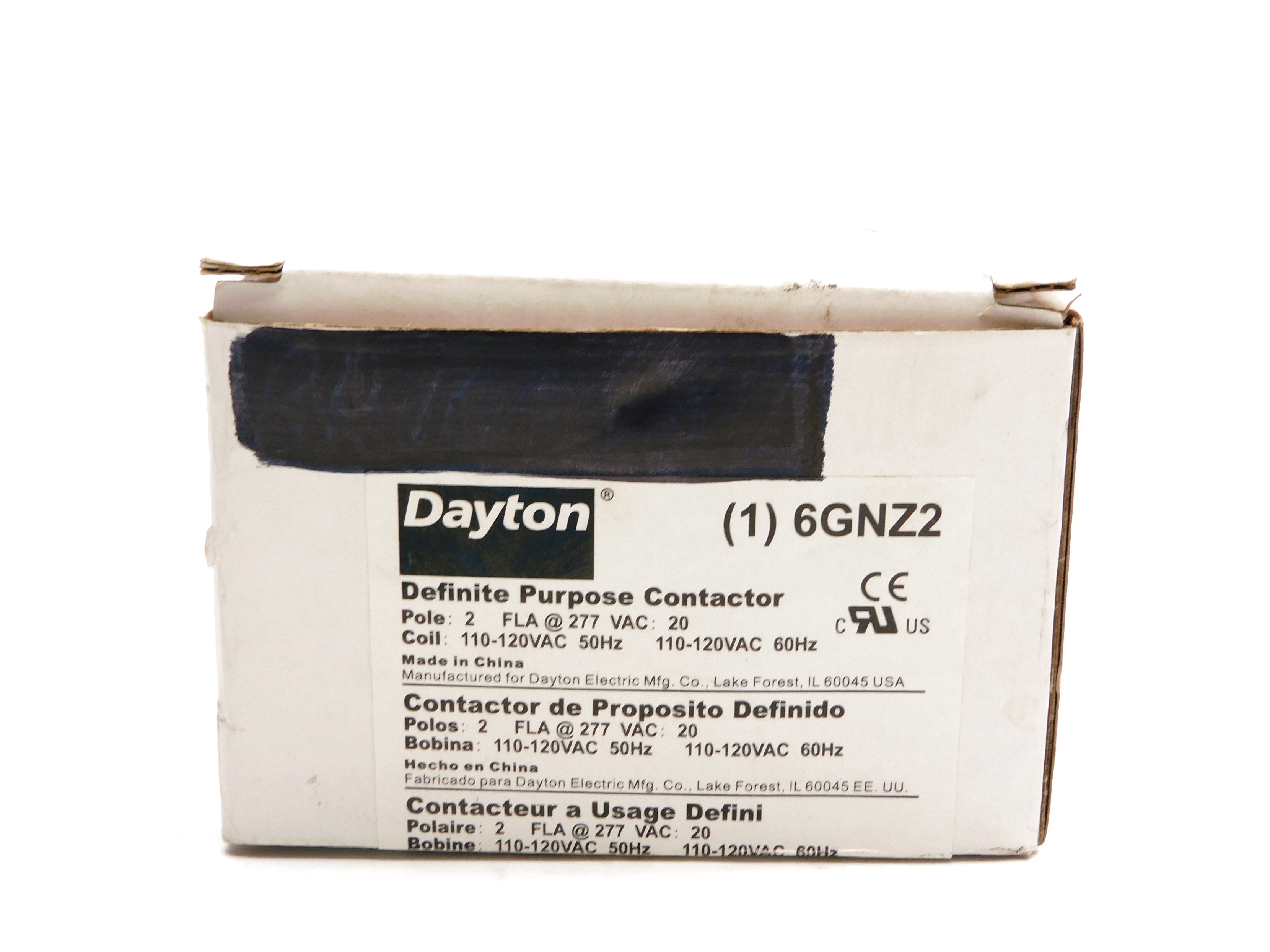 DAYTON 6GNZ2 110/120VAC NSMP