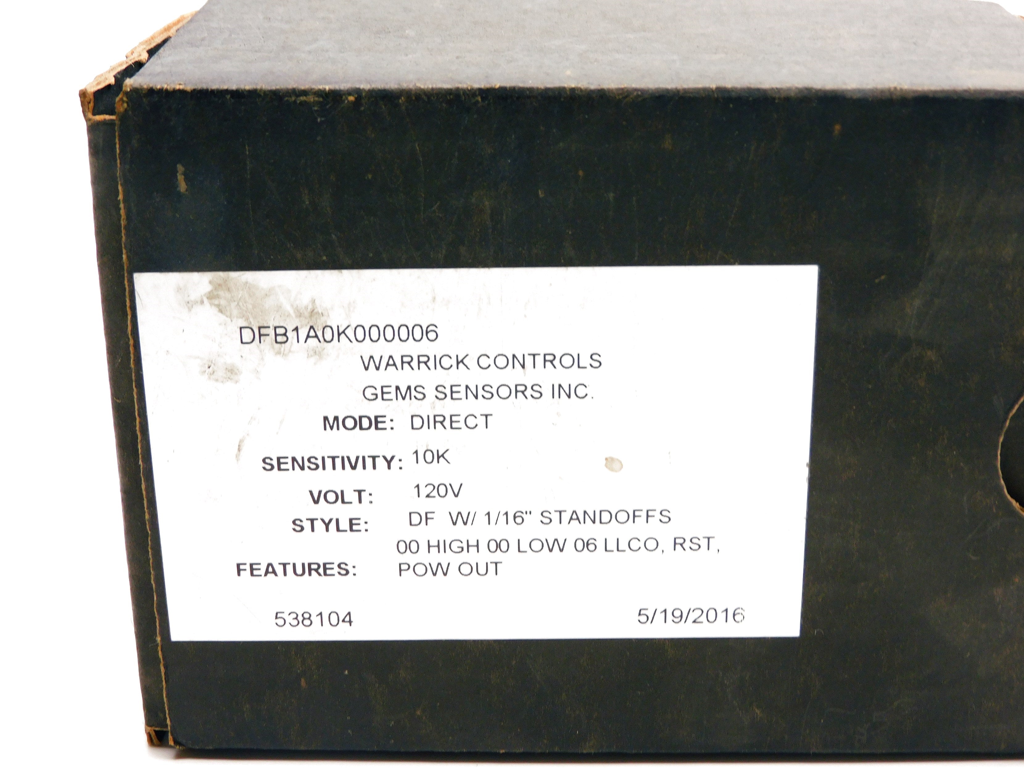 WARRICK CONTROLS DFB1A0K000006 NSMP