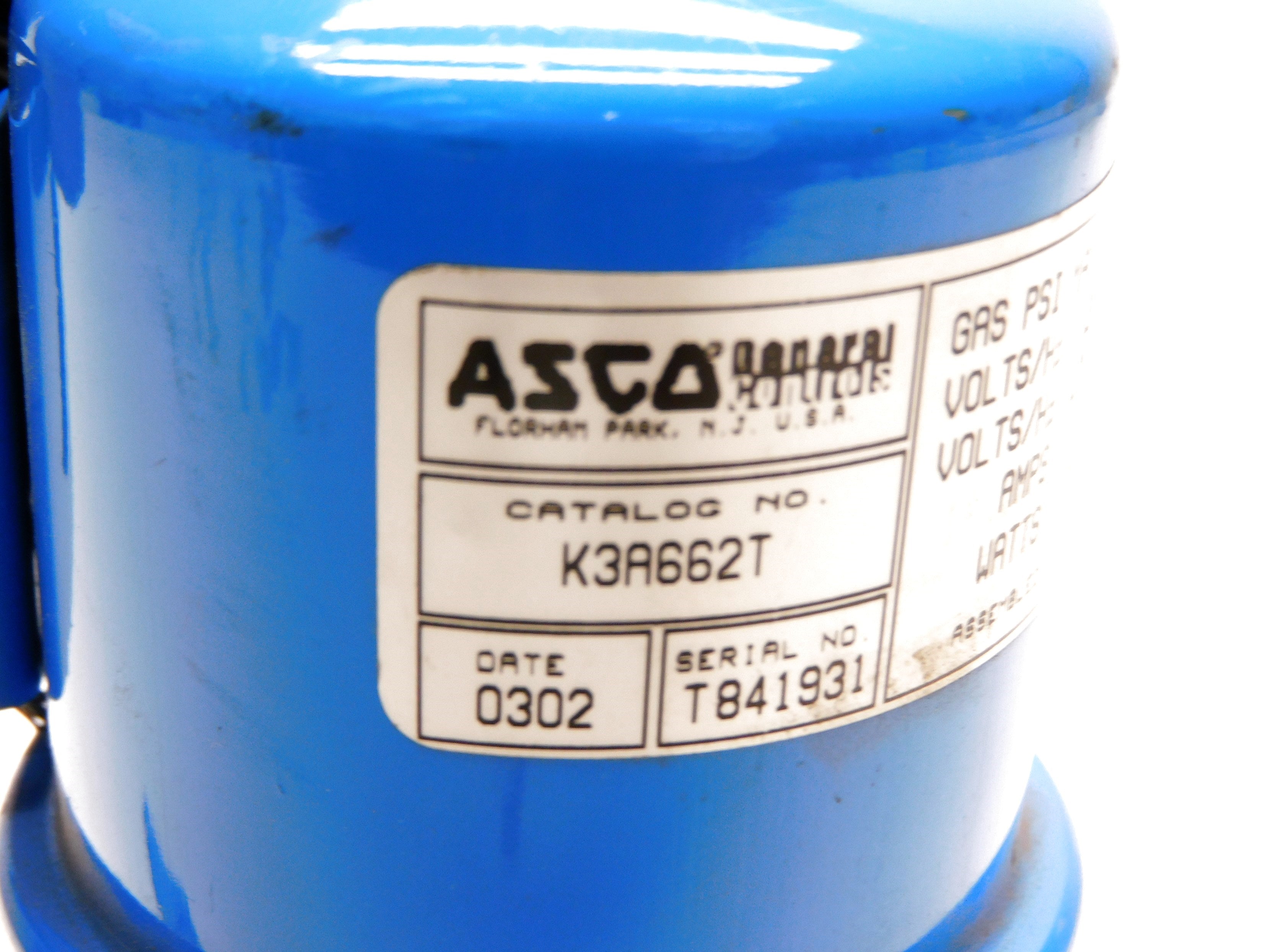 ASCO K3A662T 110/120V UNMP