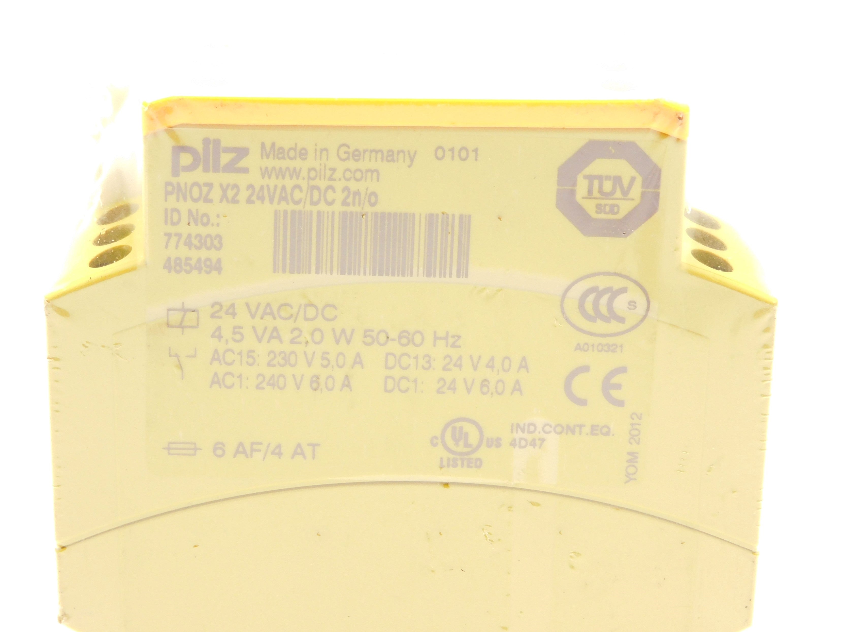 PILZ PNOZX224VAC/DC2N/O 24VAC/DC 6A NSMP