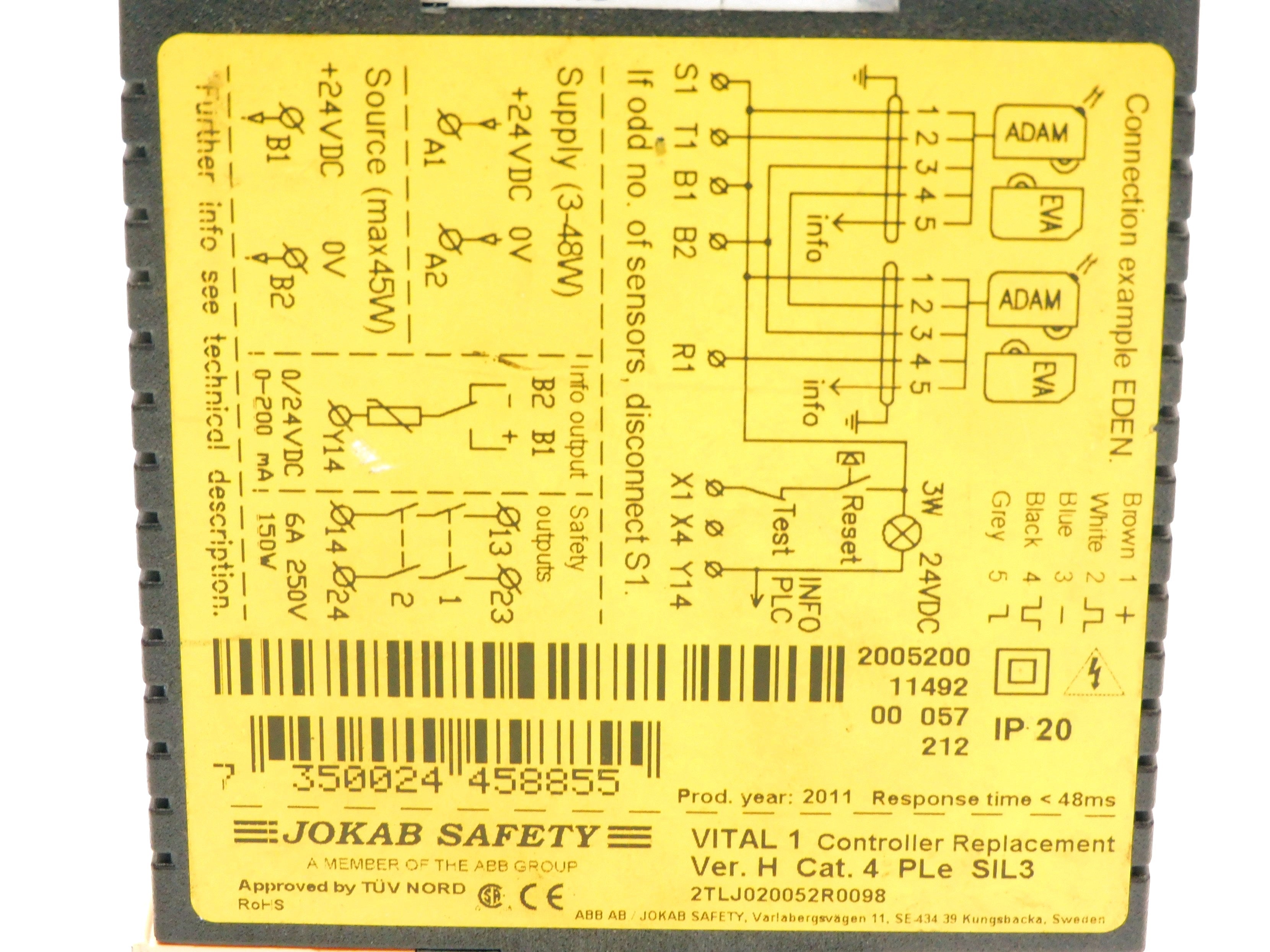 JOKAB VITAL1 (AS PICTURED) UNMP