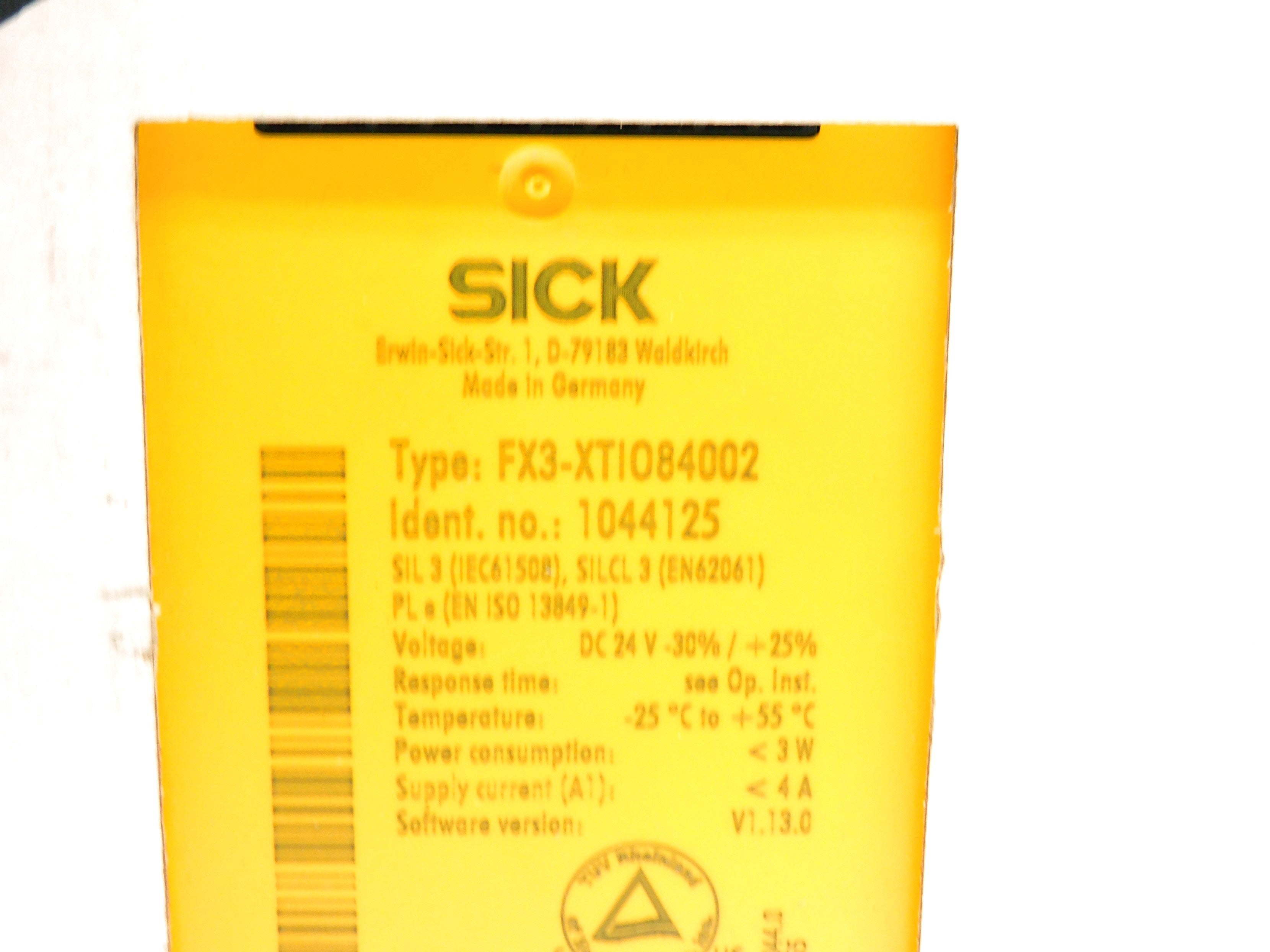 SICK FX3-XTI084002 NSFS