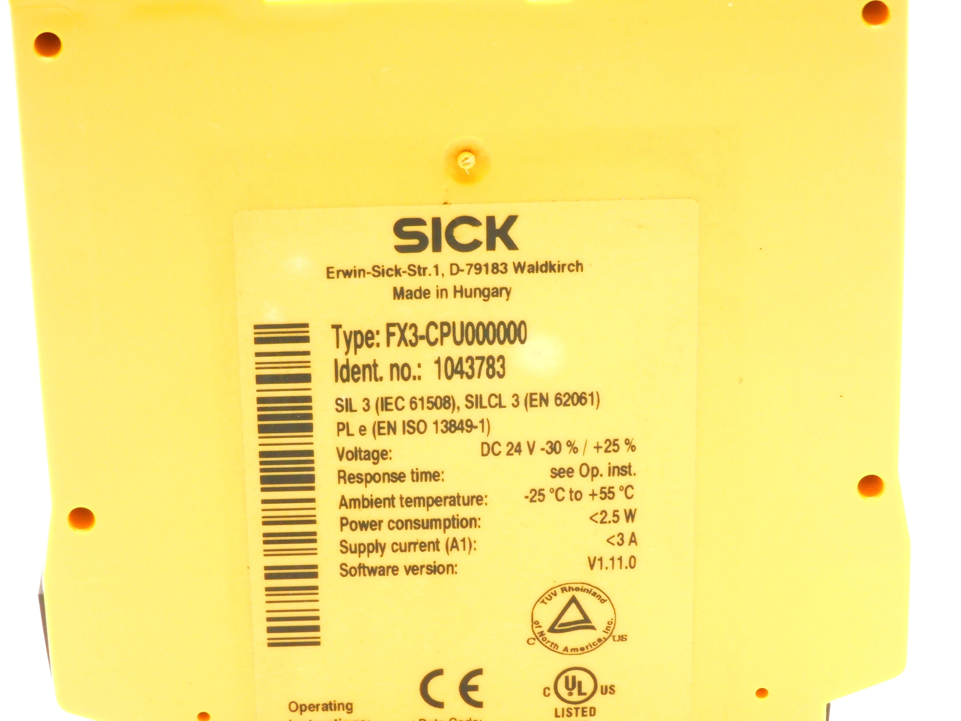 SICK FX3-CPU000000 NSMP