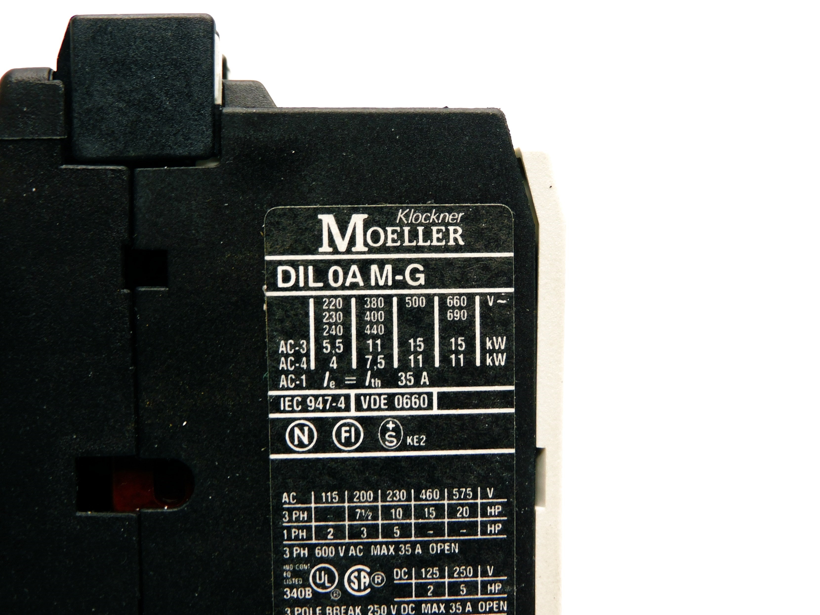 KLOCKNER MOELLER DIL0AM-G 24VDC NSMP