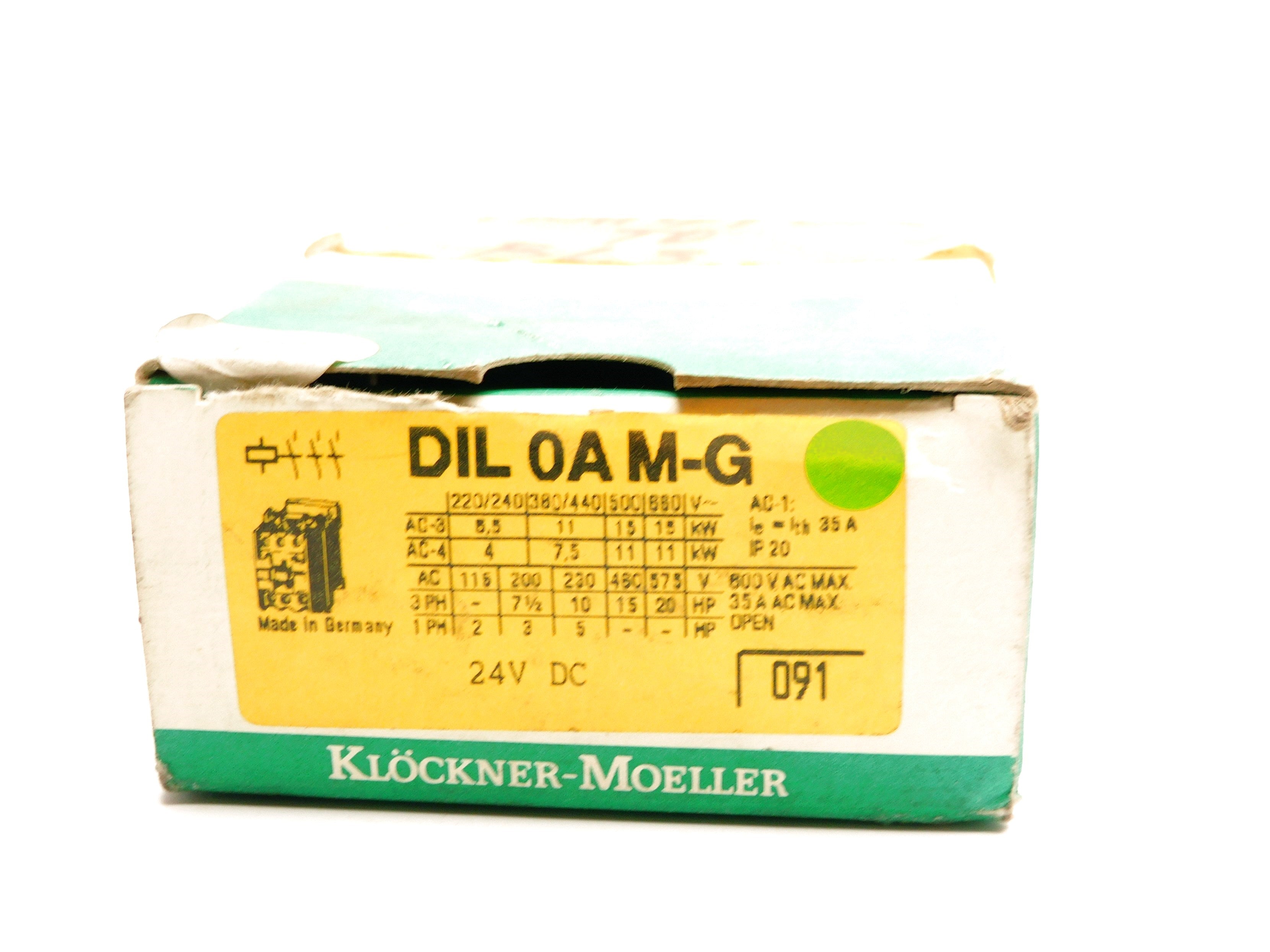 KLOCKNER MOELLER DIL0AM-G 24VDC NSMP