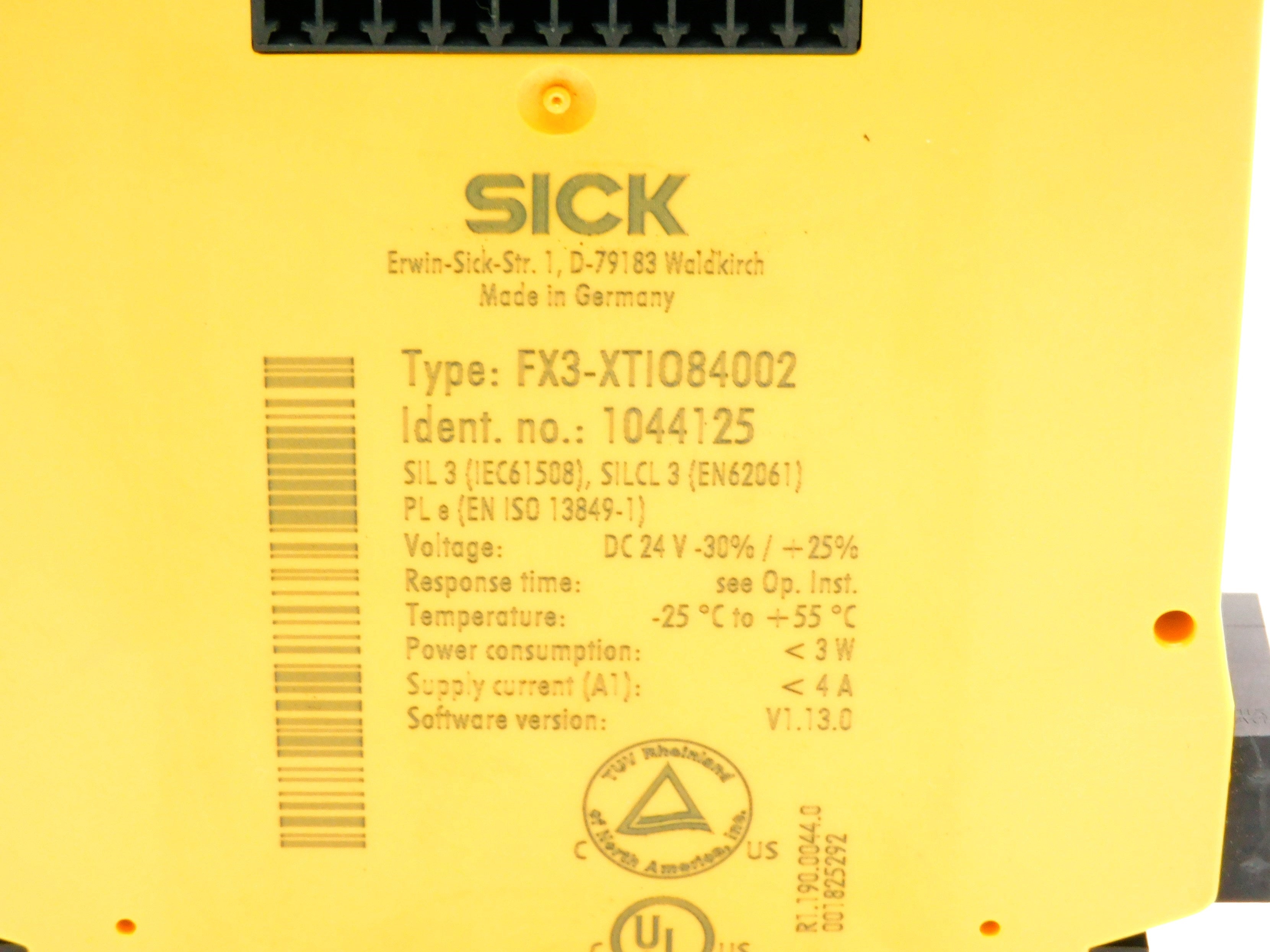 SICK FX3-XTI084002 NSMP
