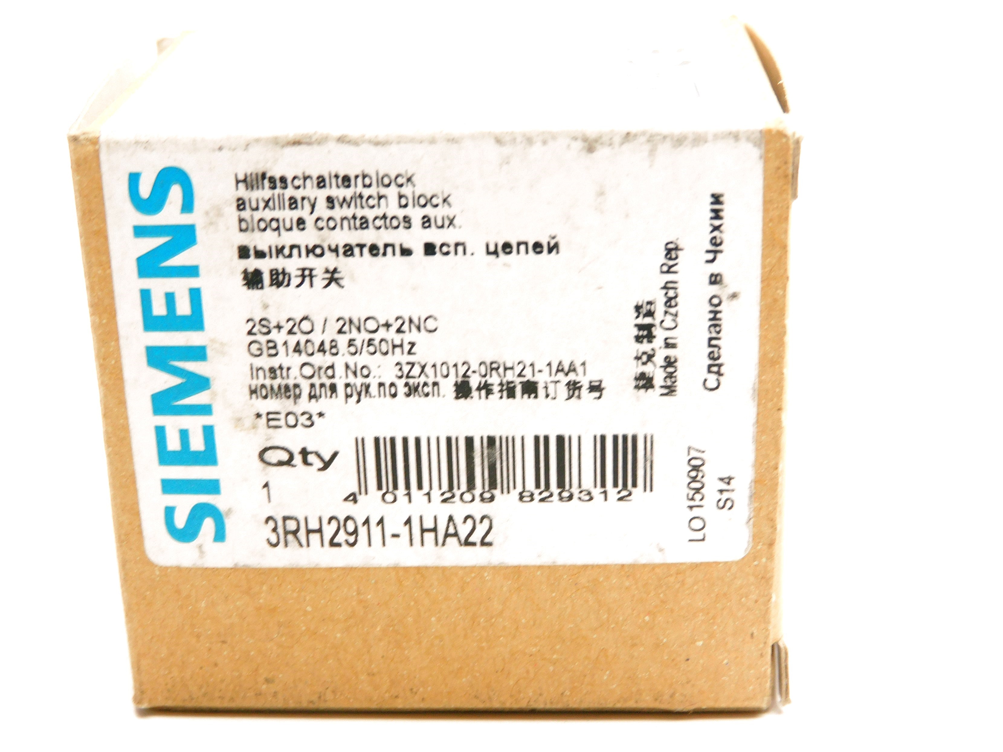 SIEMENS 3RH2911-1HA22 NSMP