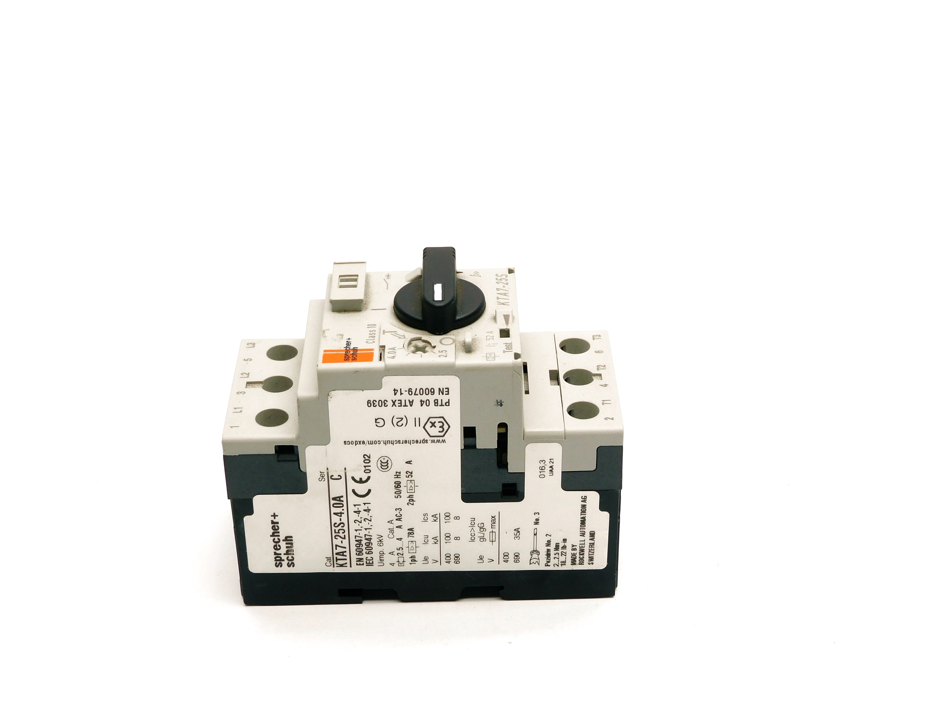 SPRECHER+SCHUH KTA7-25S-4.0A 2.5-4A 690V UNMP