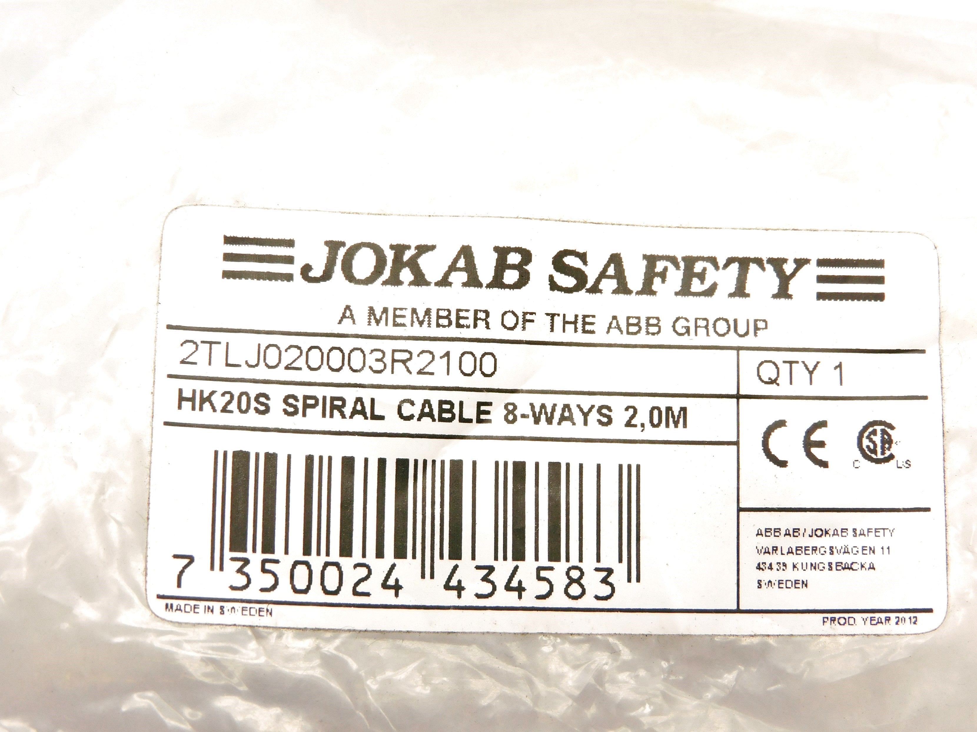 JOKAB HK20S 2TLJ020003R2100 NSNP