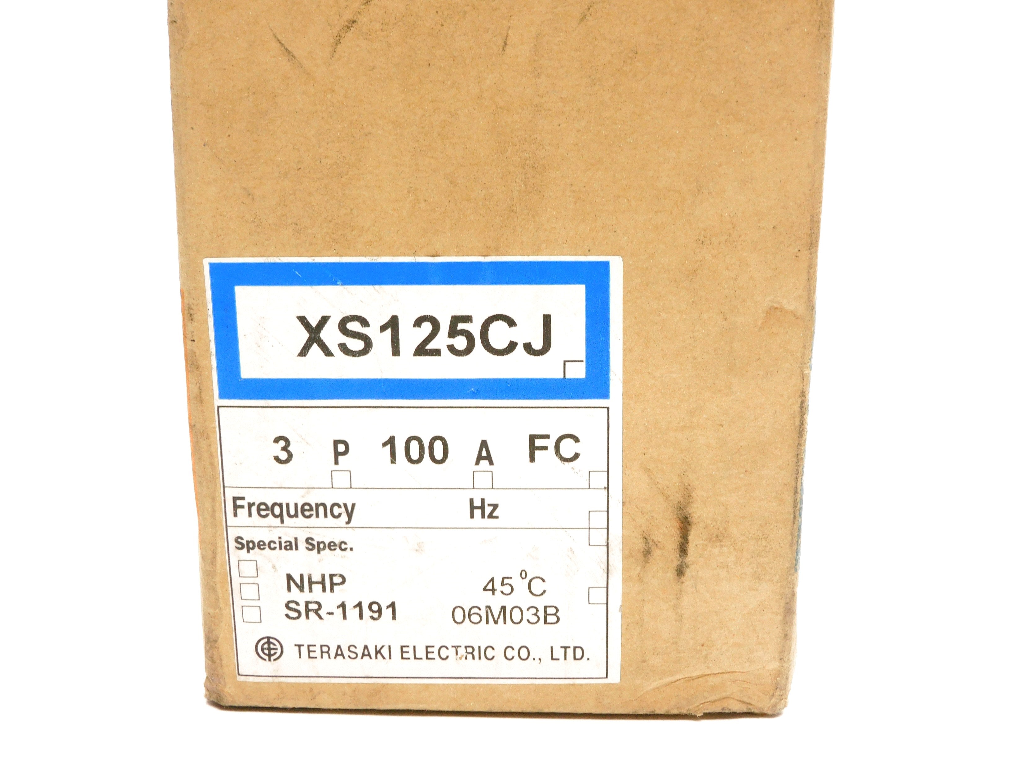 TERASAKI XS125CJ 100A 690VAC NSMP