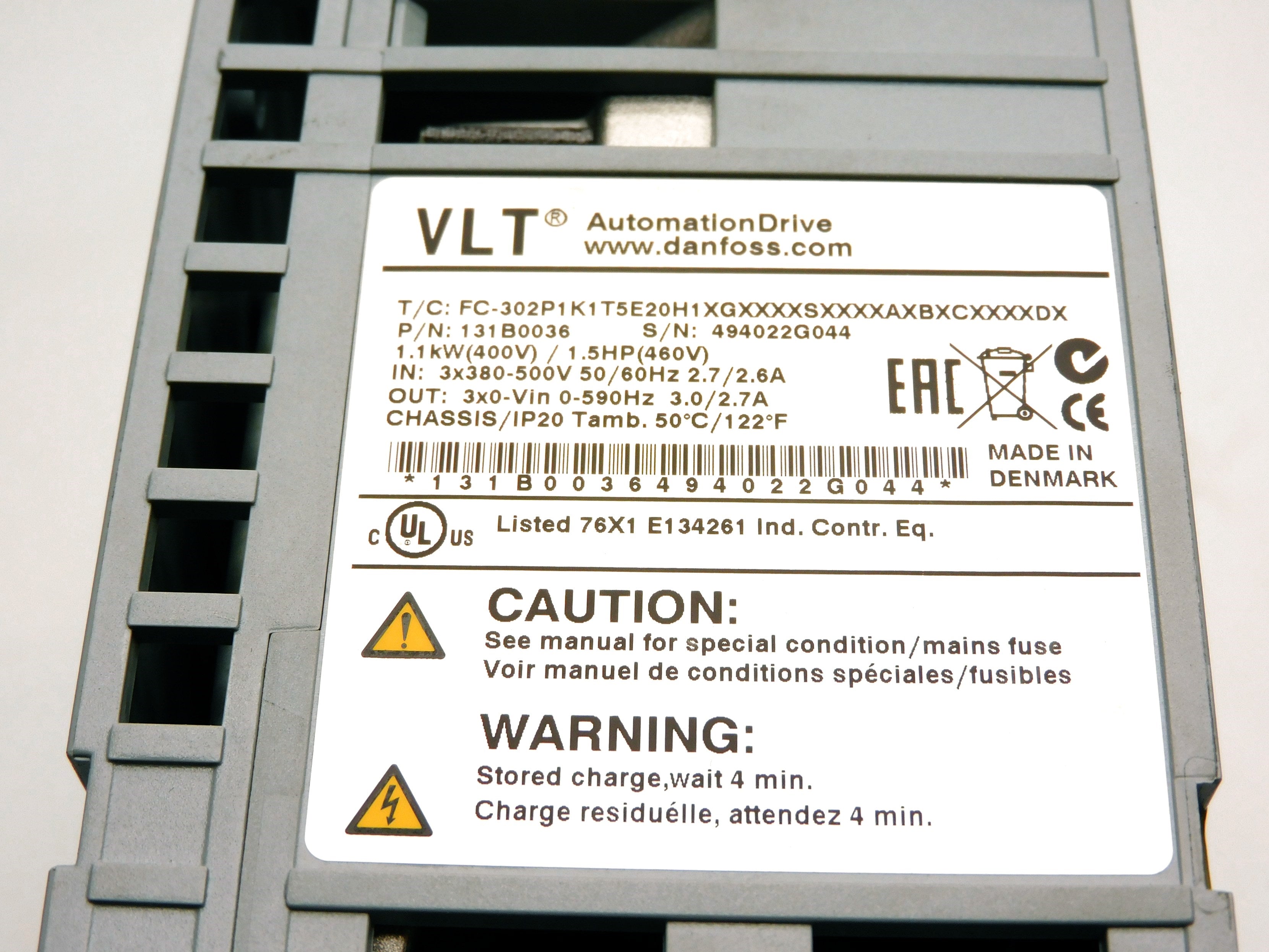 DANFOSS 131B0036 UNMP