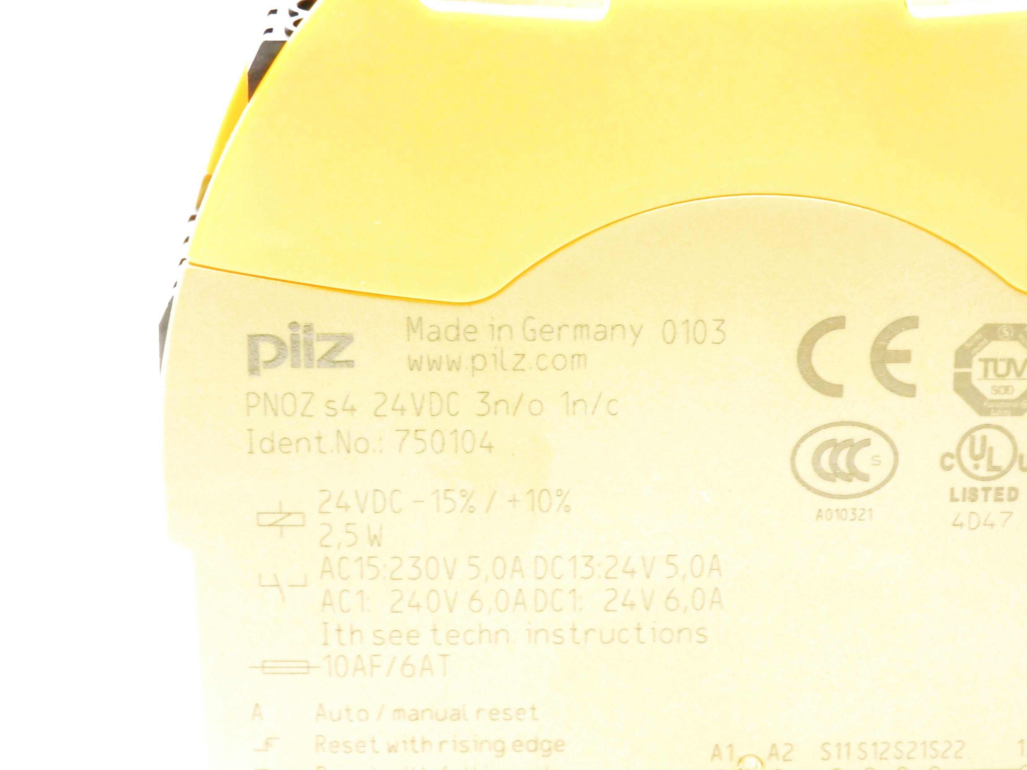 PILZ PNOZ-S4-24VDC-3N/O-1N/C 24VDC 6A NSNP