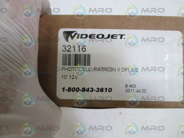 VIDEOJET PHOTOCELL PATRION II DFUSE 32116 *NEW IN BOX*
