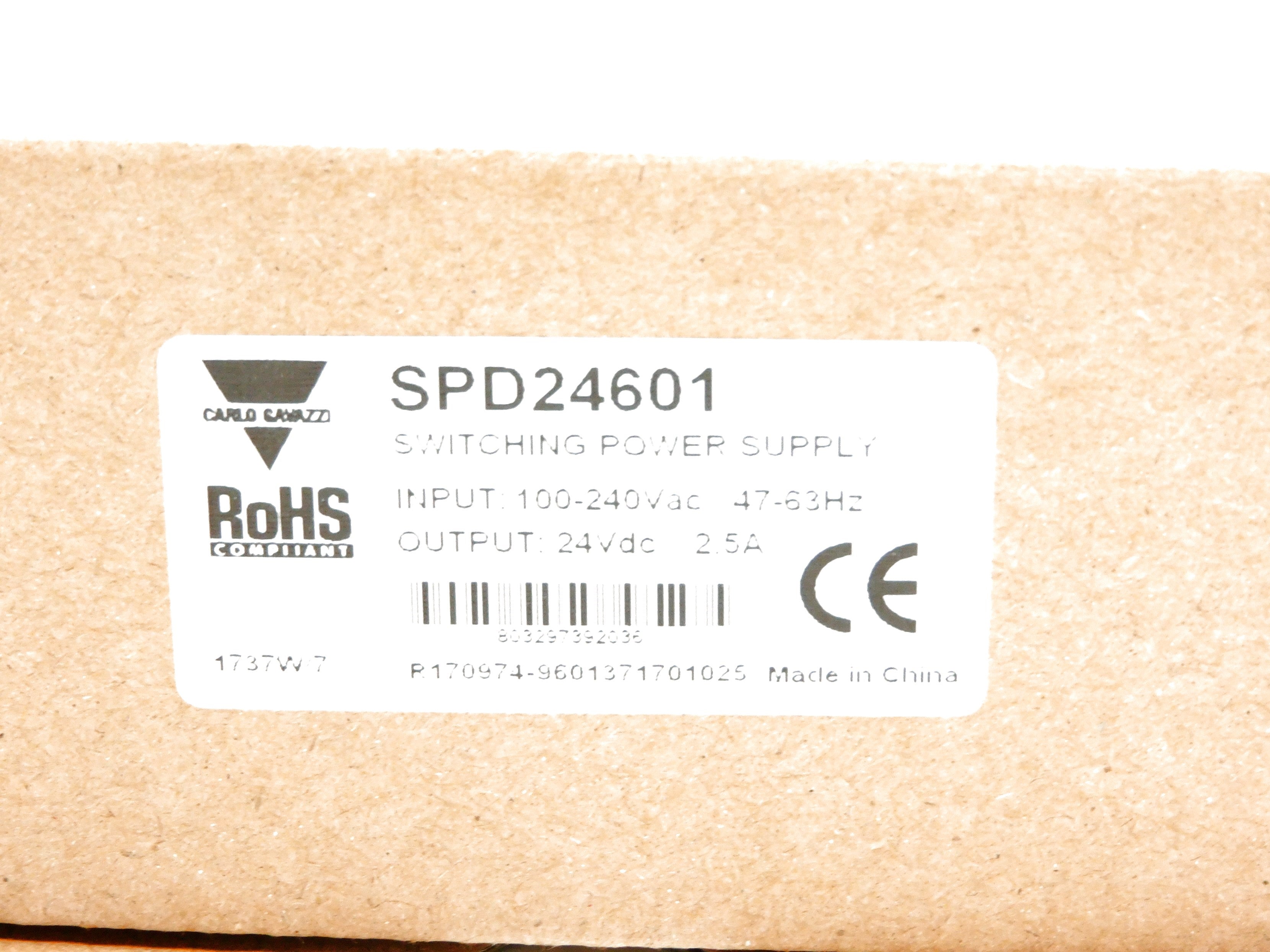 CARLO GAVAZZI SPD24601 100-240VAC 2.5A NSMP