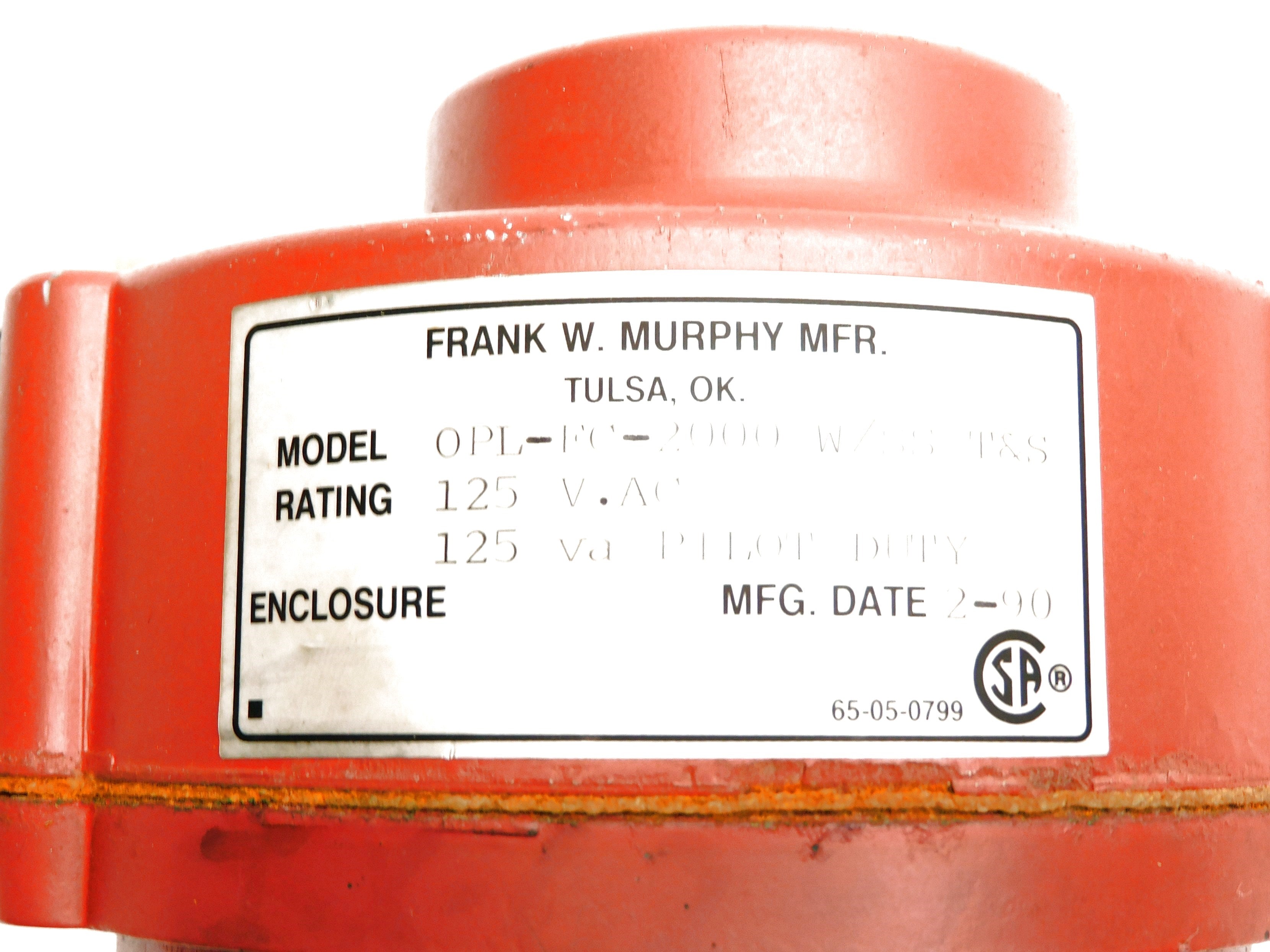 FRANK W. OPL-FC-2000 UNMP