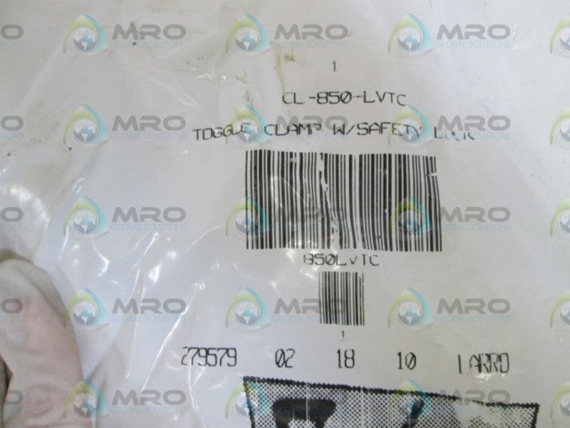 CARR LANE TOGGLE CLAMP W/ SAFETY LOCK CL-850-LVTC * NEW IN FACTORY BAG *