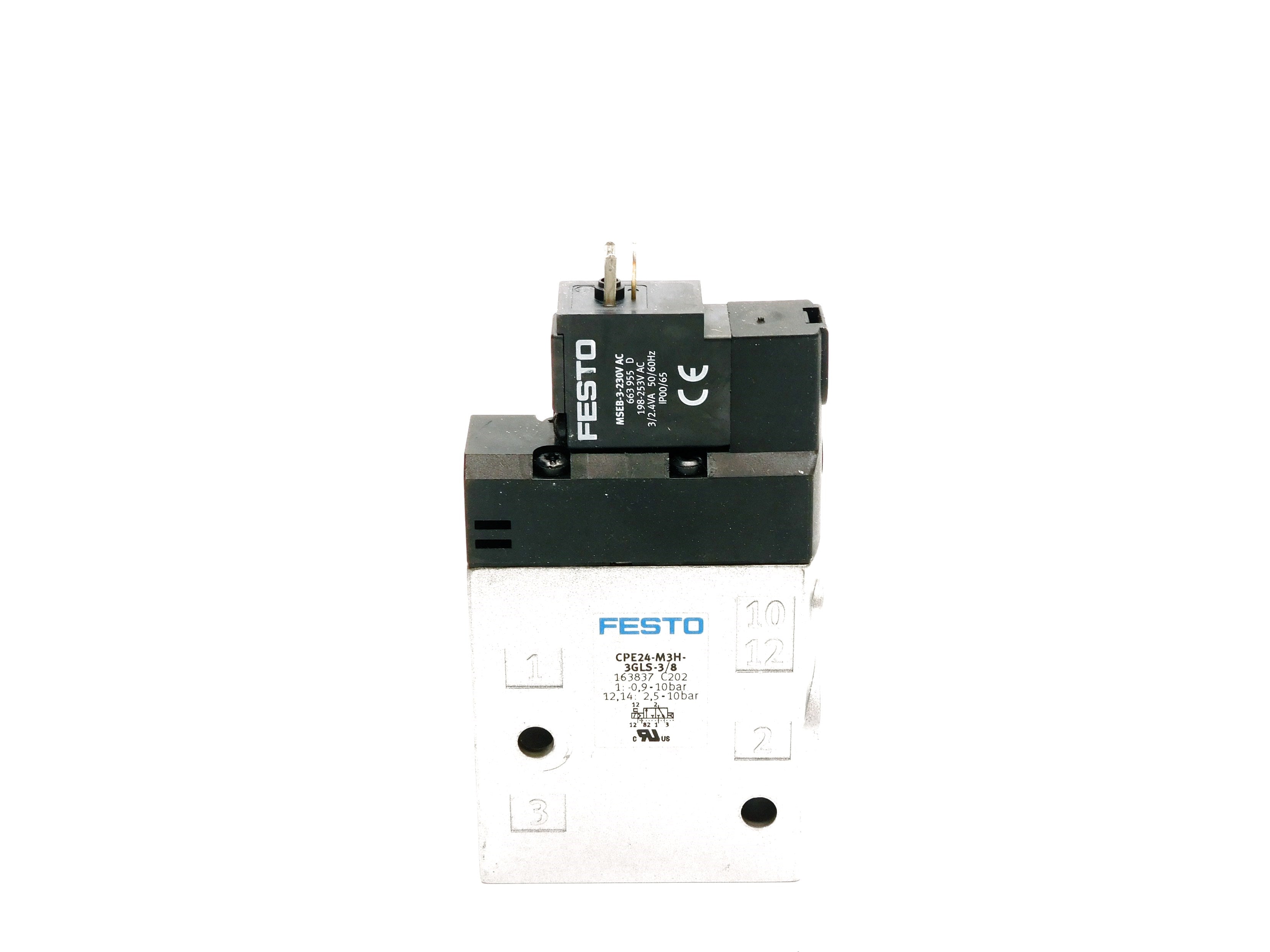 FESTO CPE24-M3H-3GLS-3/8 198-253VAC UNMP
