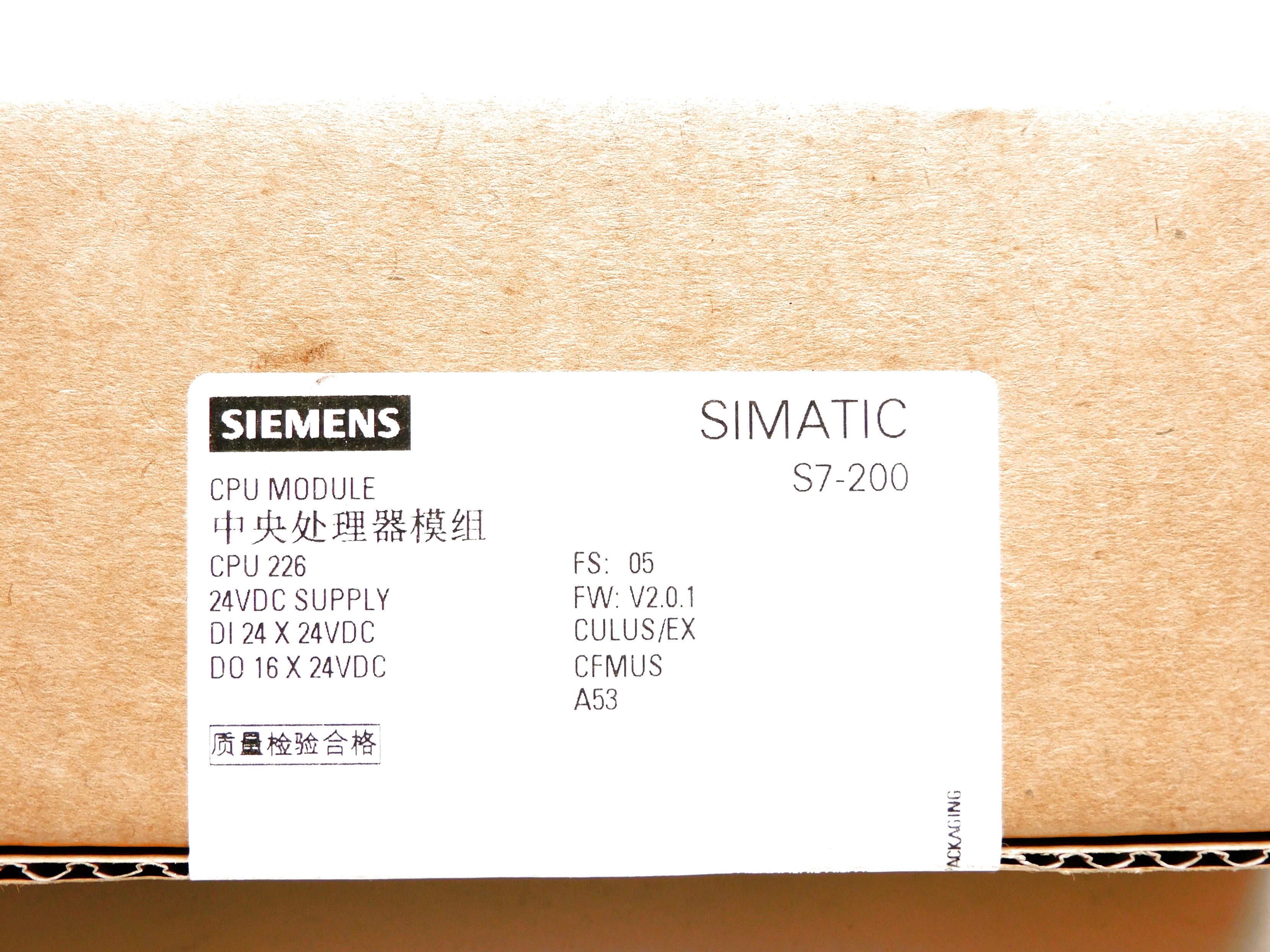 SIEMENS 6ES7216-2AD23-0XB0 NSFS