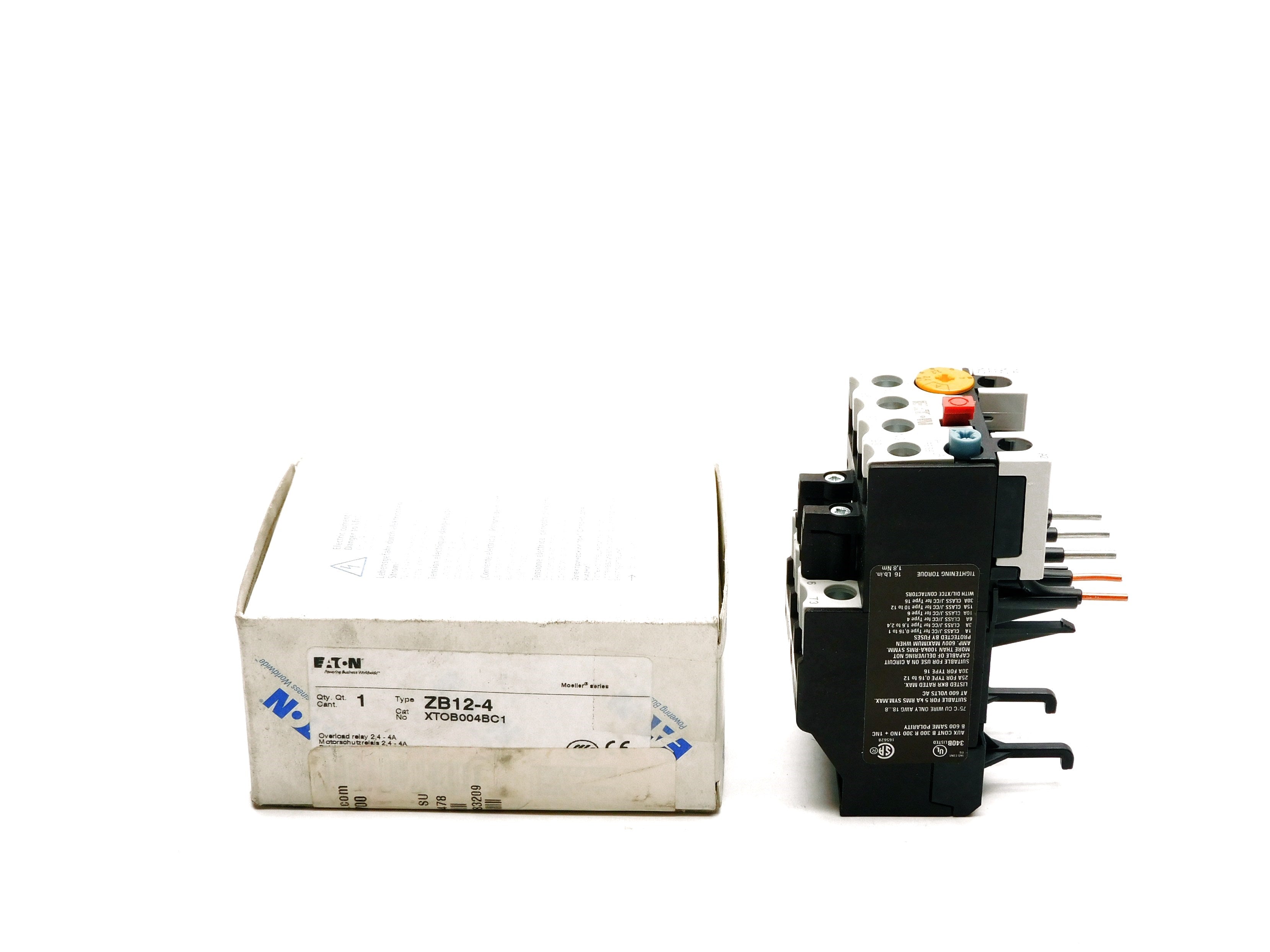 EATON ZB12-4 690V 2.4-4A NSMP