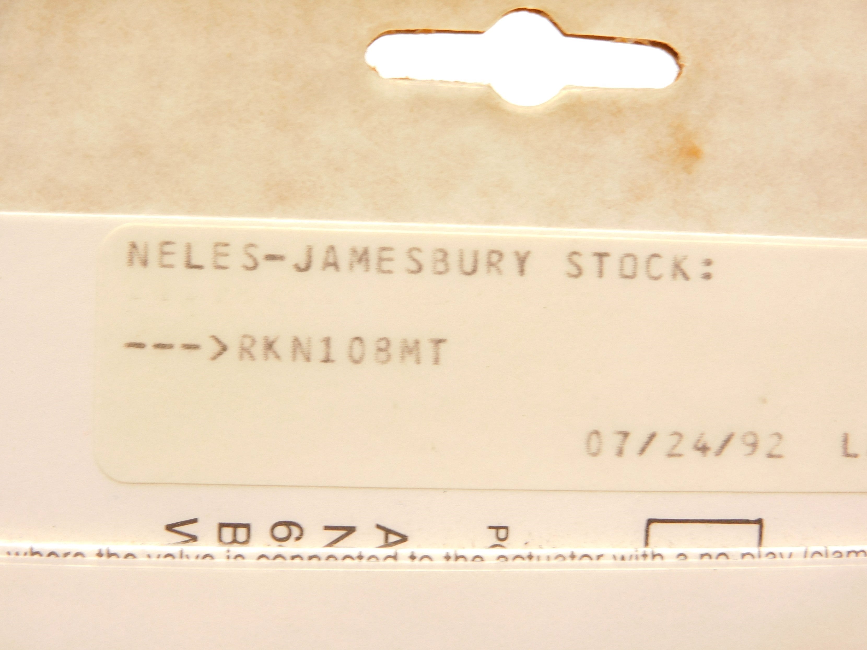 NELES JAMESBURY RKN108MT NSMP