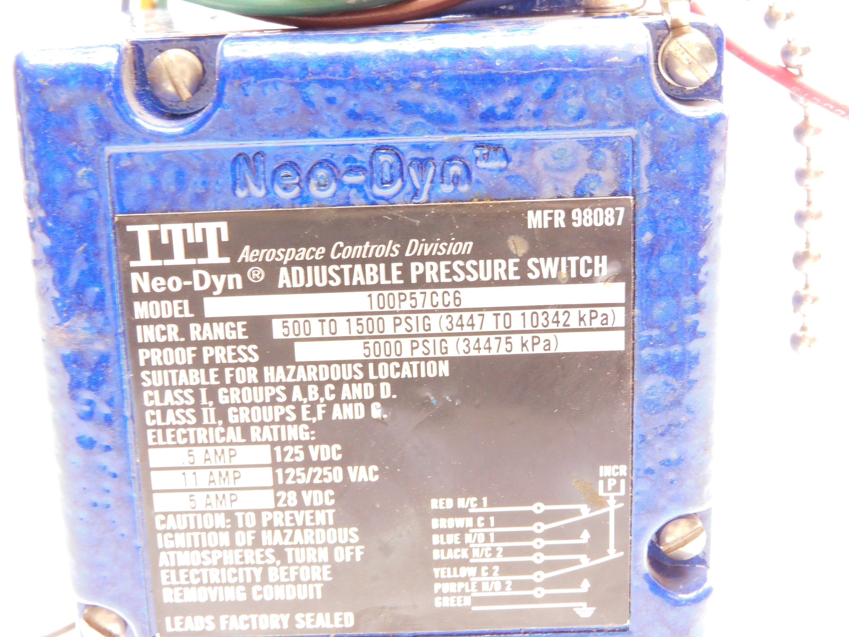 ITT 100P57CC6 UNMP