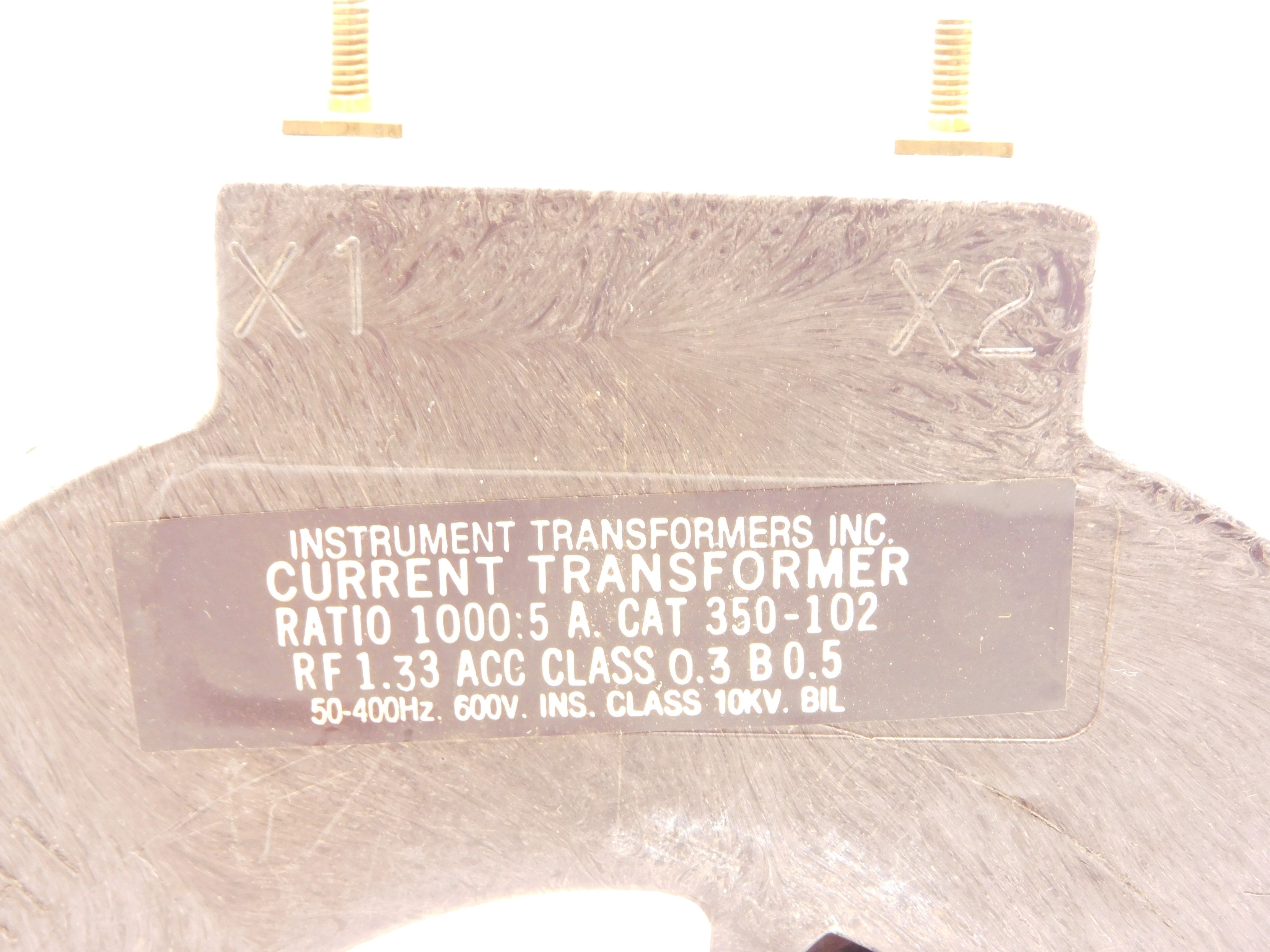 INSTRUMENT TRANSFORMERS 350-102 UNMP