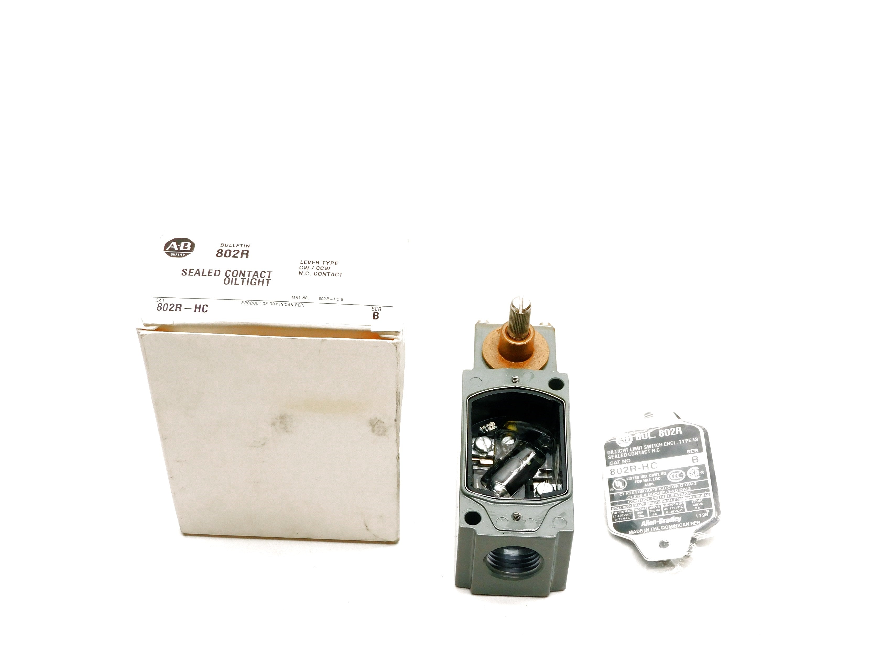 INDUSTRIAL SPARE PART 802R-HC SER. B (WH) NSMP