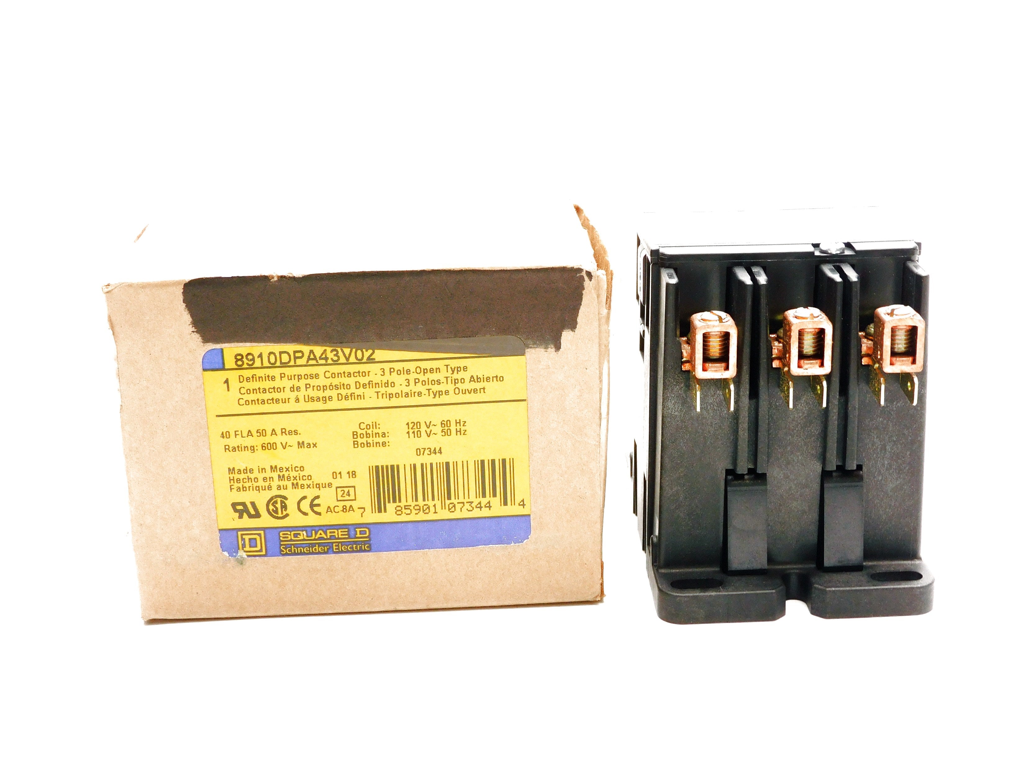 SQUARE D 8910DPA43V02 SER. B 110/120V 40A NSMP