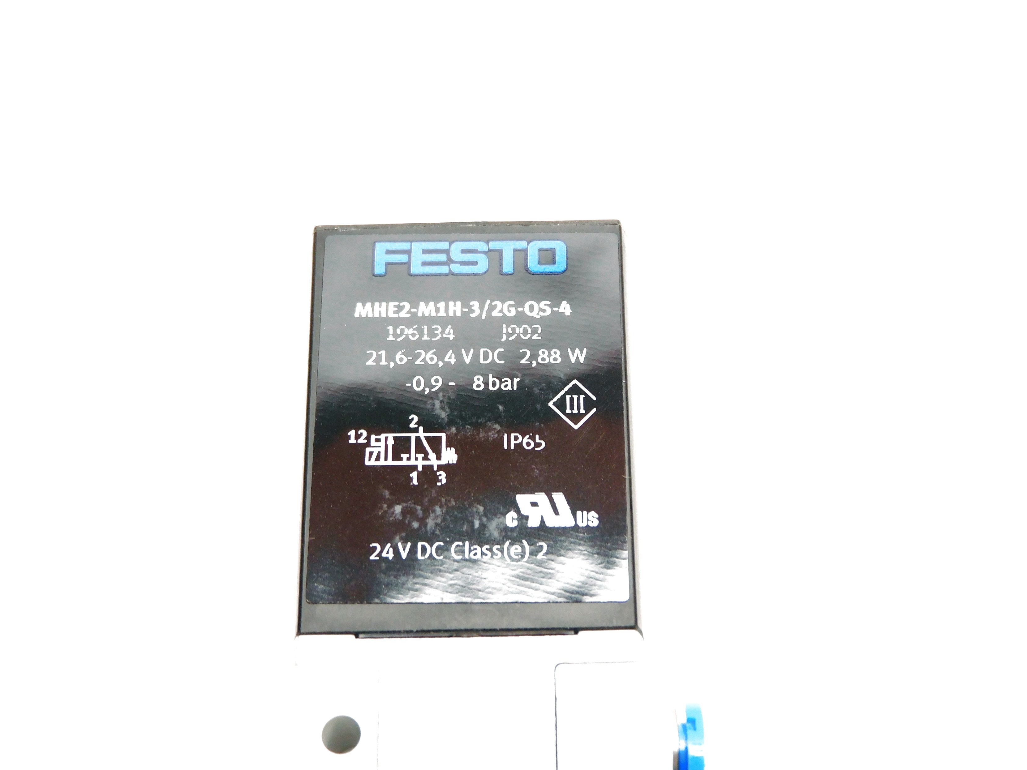 FESTO MHE2-M1H-3/2G-QS-4 24VDC NSMP