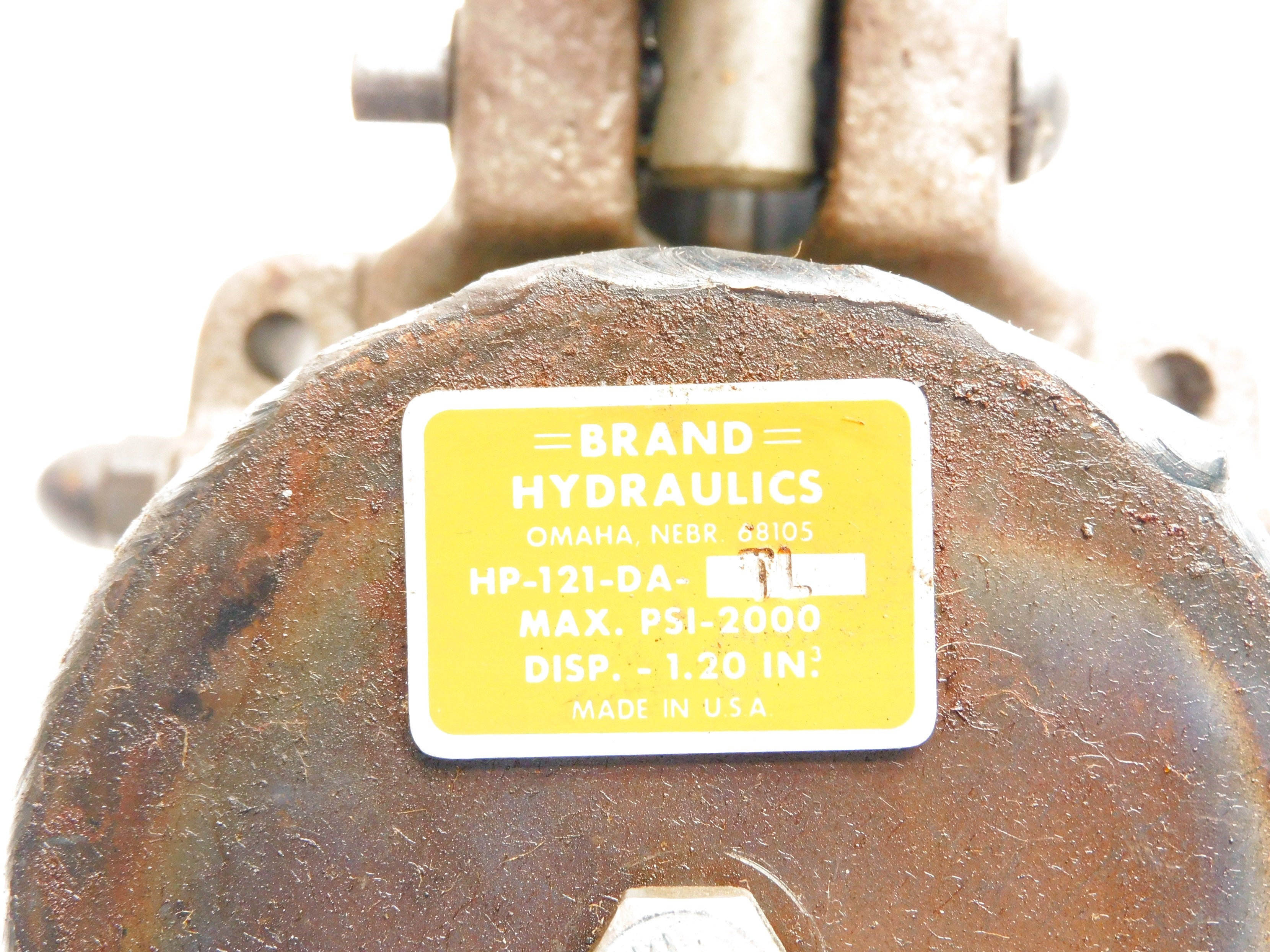 BRAND HYDRUALICS HP-121-DA-TL UNMP