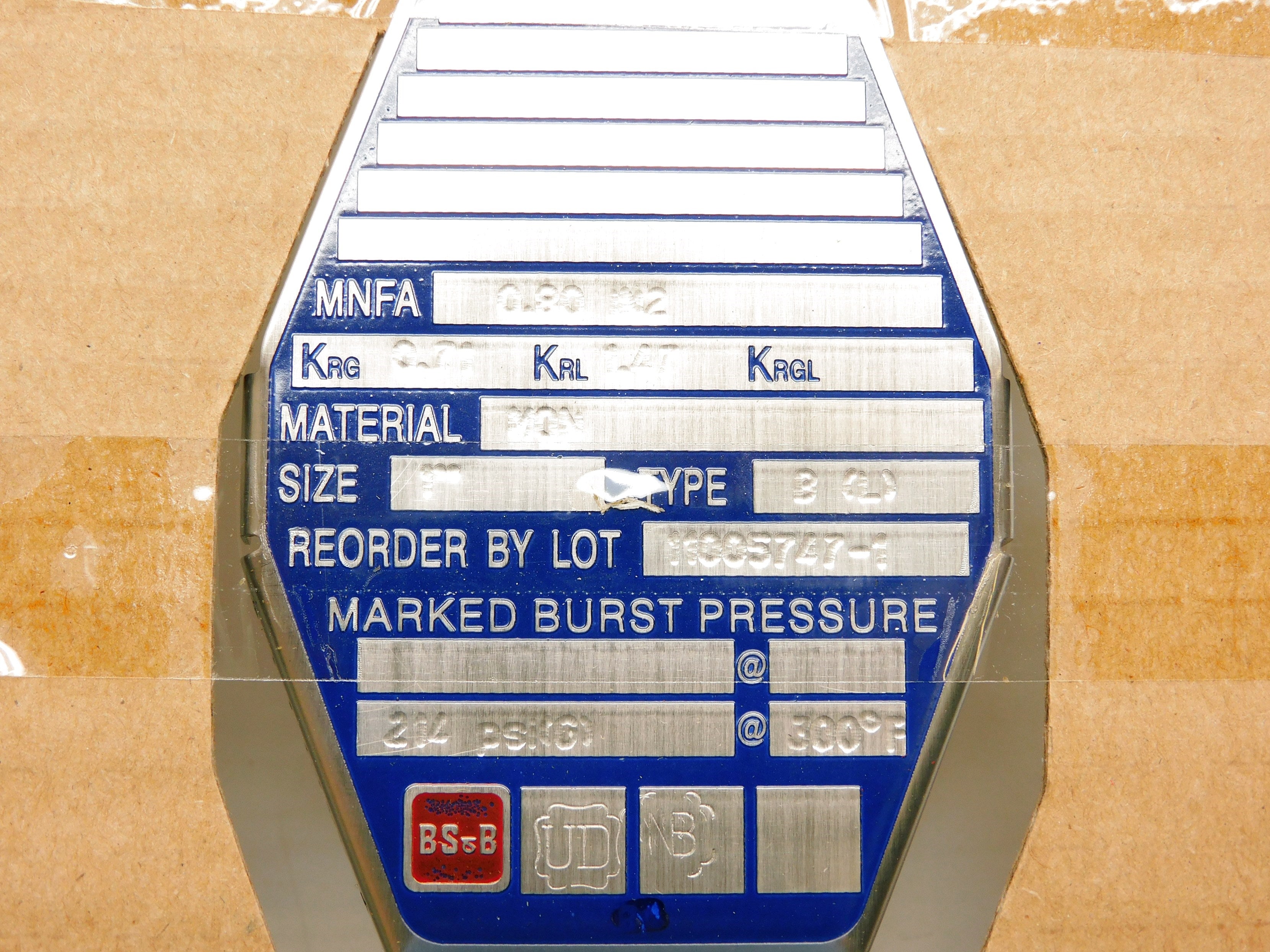 BS&B B(L) (214PSI) NSMP