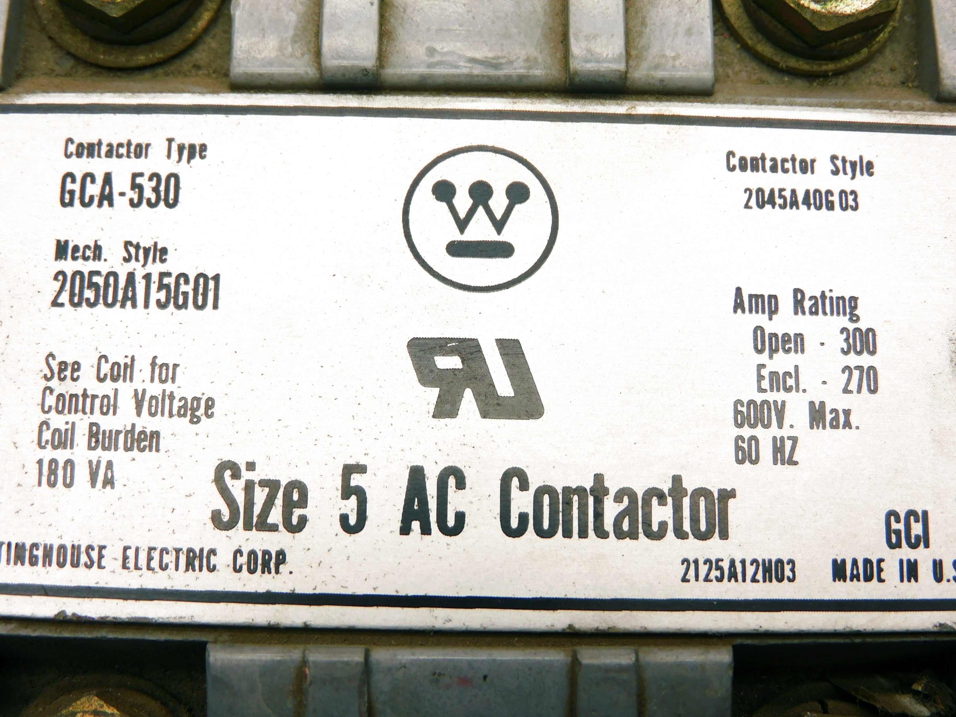 WESTINGHOUSE 2045A40G03 UNMP