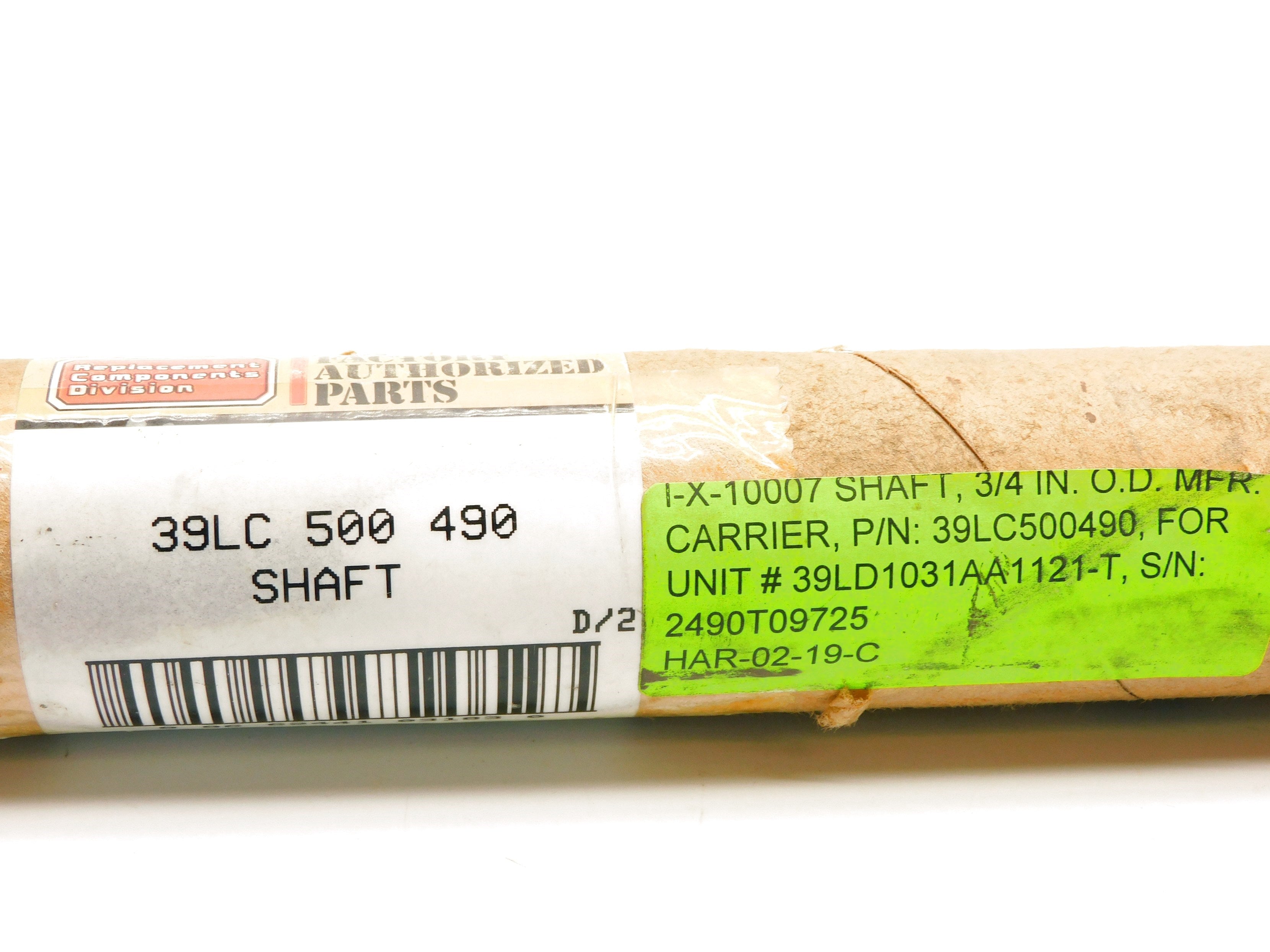 FACTORY AUTHORIZED PARTS 39LC500490 NSMP
