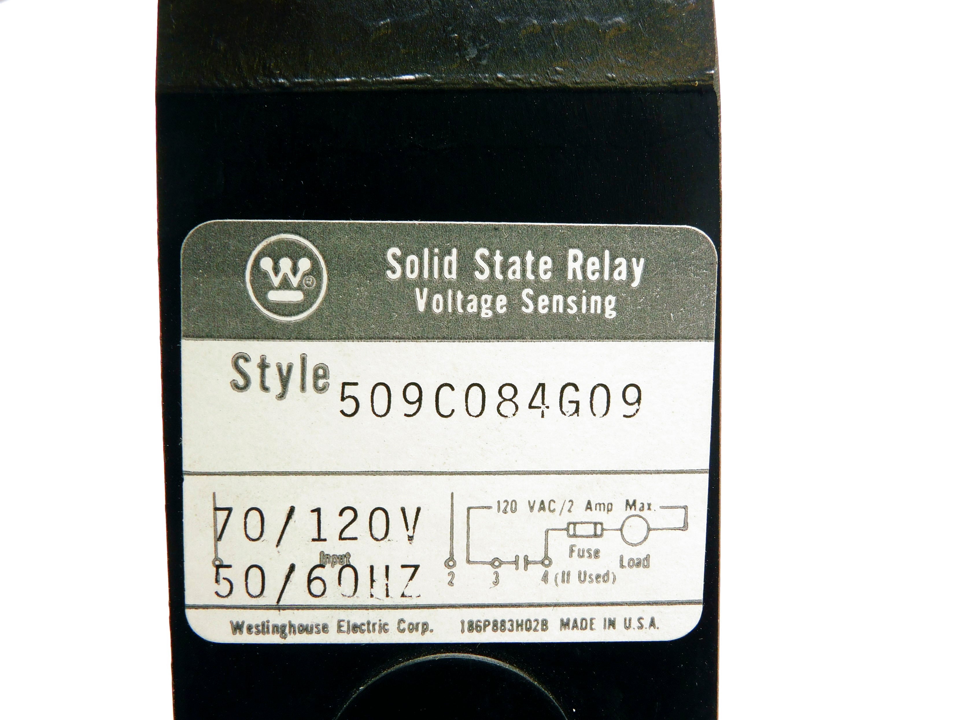 WESTINGHOUSE 509C084G09 70/120V 2A NSNP