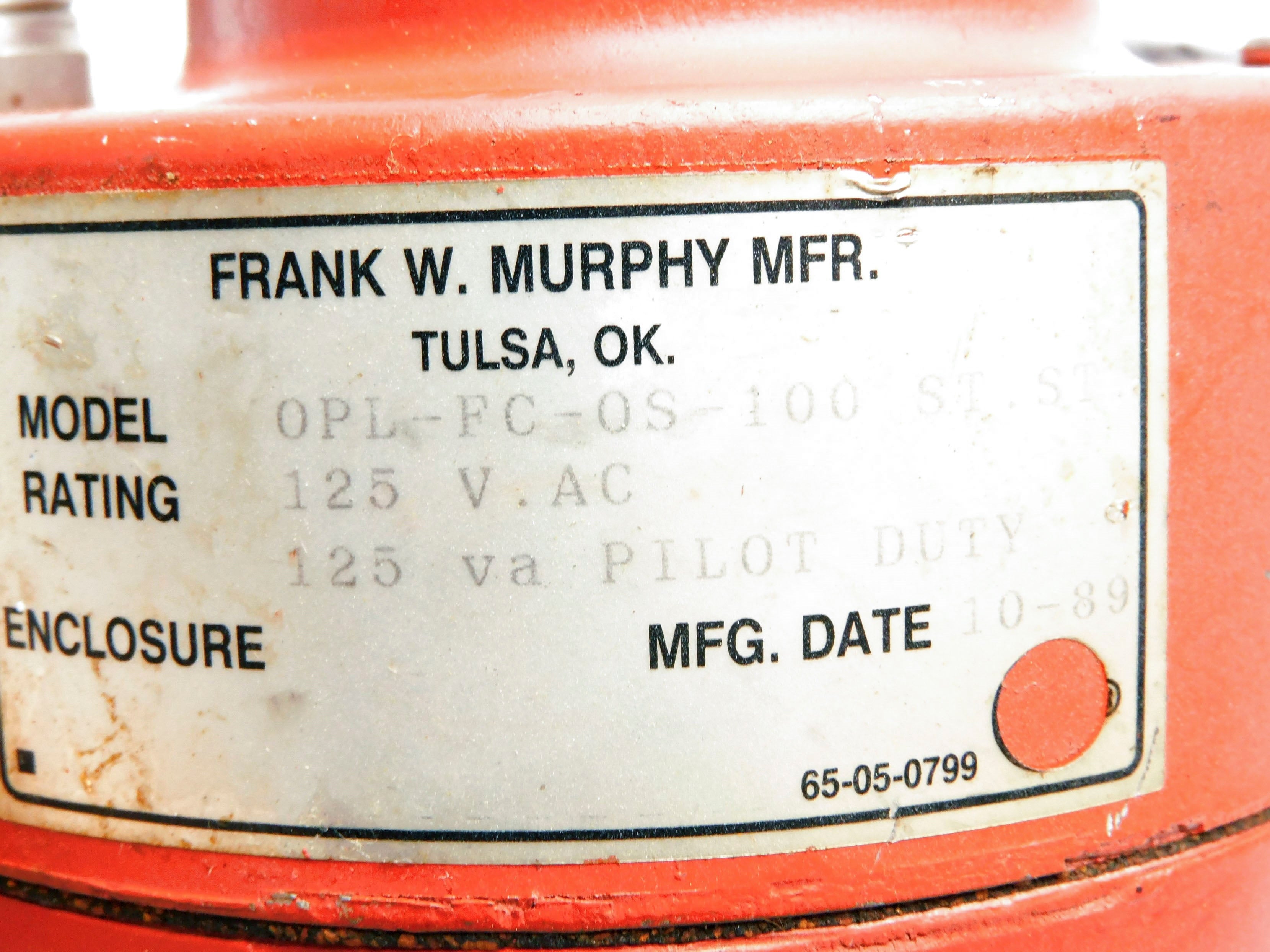 FRANK W. MURPHY OPL-FC-0S-100 UNMP