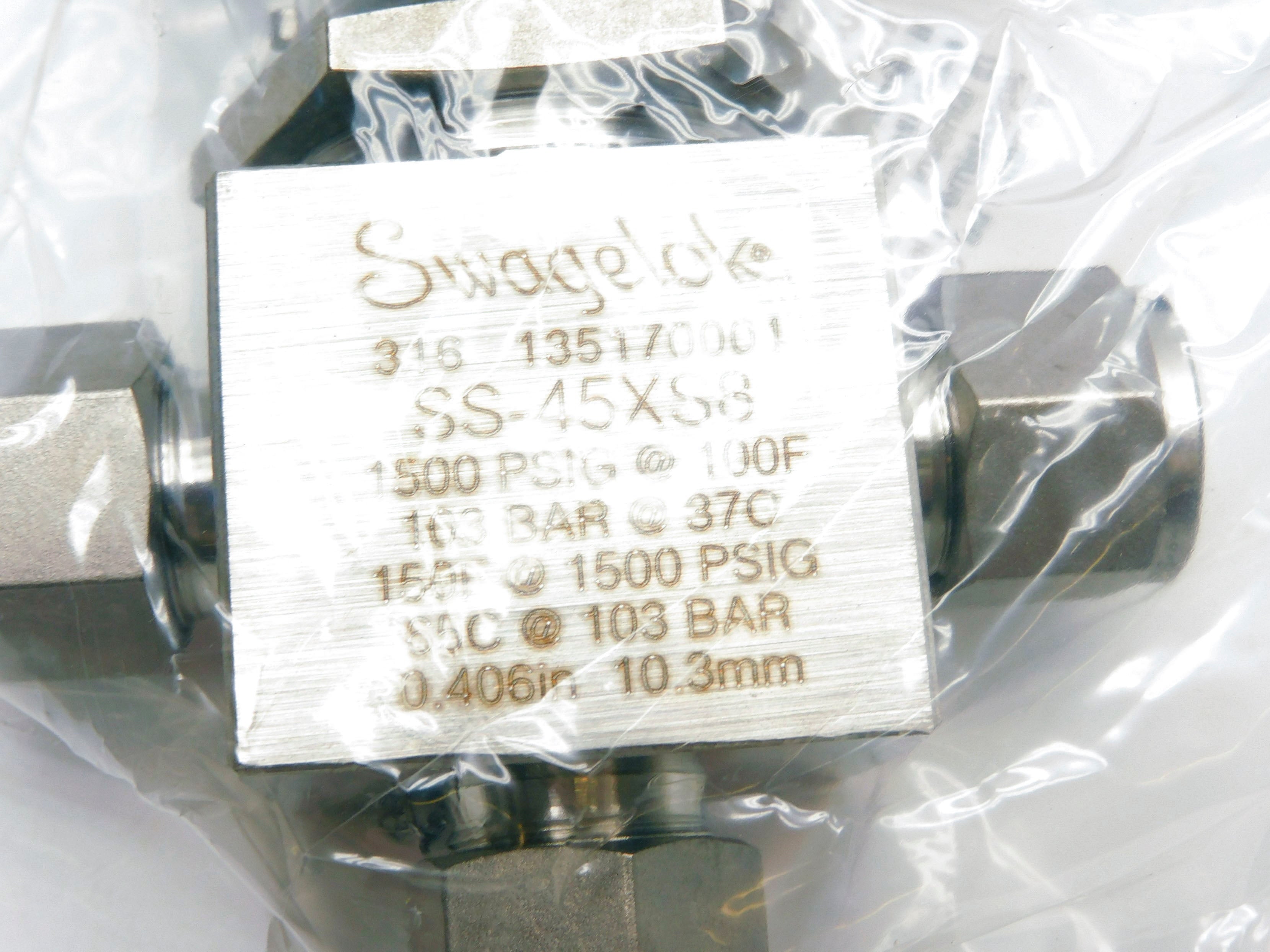 SWAGELOK SS-45XS8 1500PSI NSMP