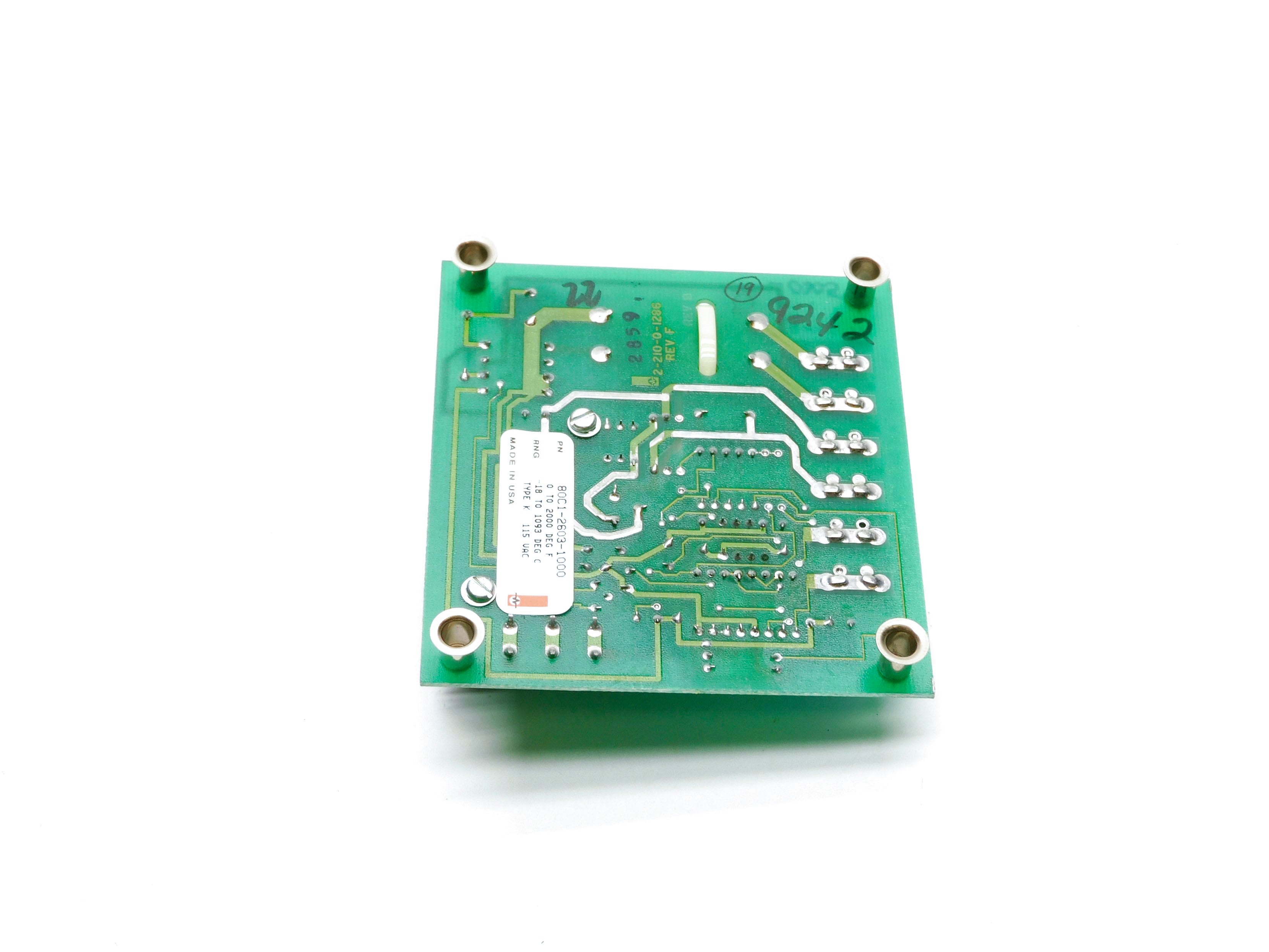 WATLOW 80C1-2603-1000 A007-1397 REV. E NSNP