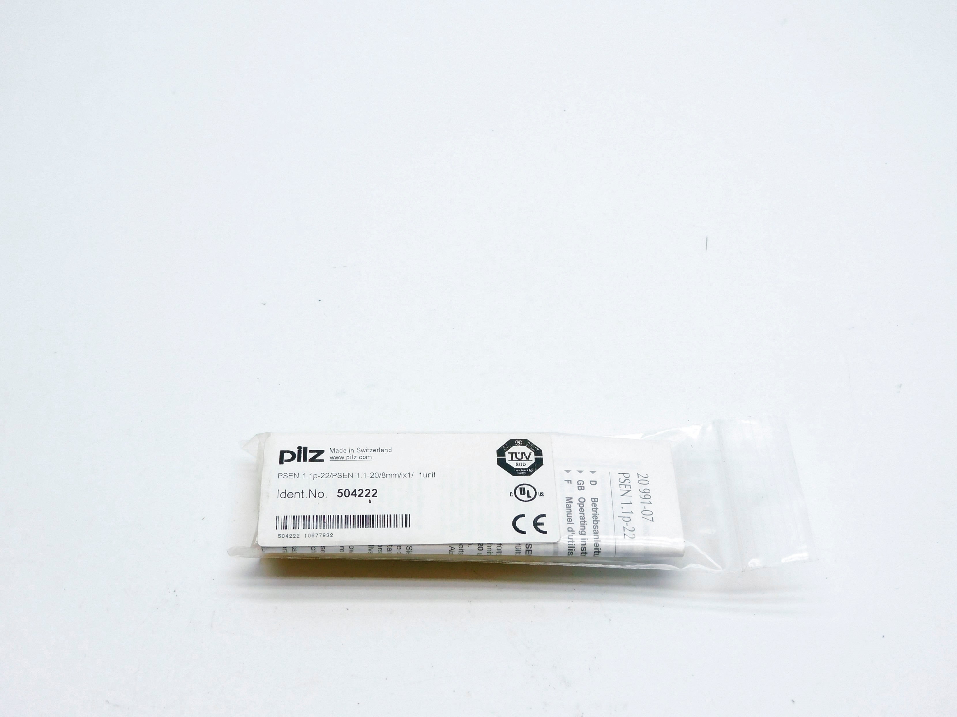 PILZ PSEN1.1P-22/PSEN1.1-20/8MM/IX1/1UNIT NSMP