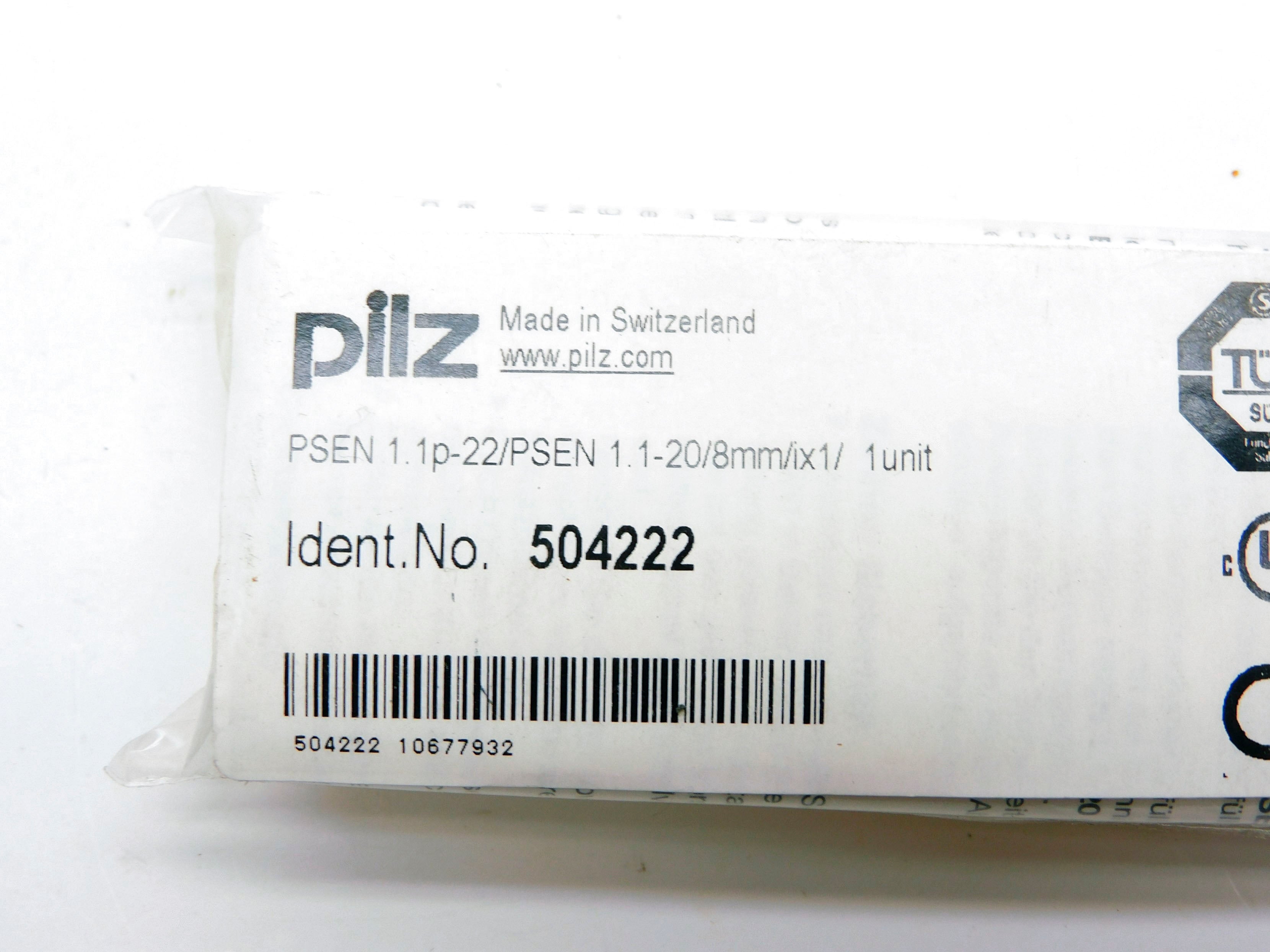 PILZ PSEN1.1P-22/PSEN1.1-20/8MM/IX1/1UNIT NSMP