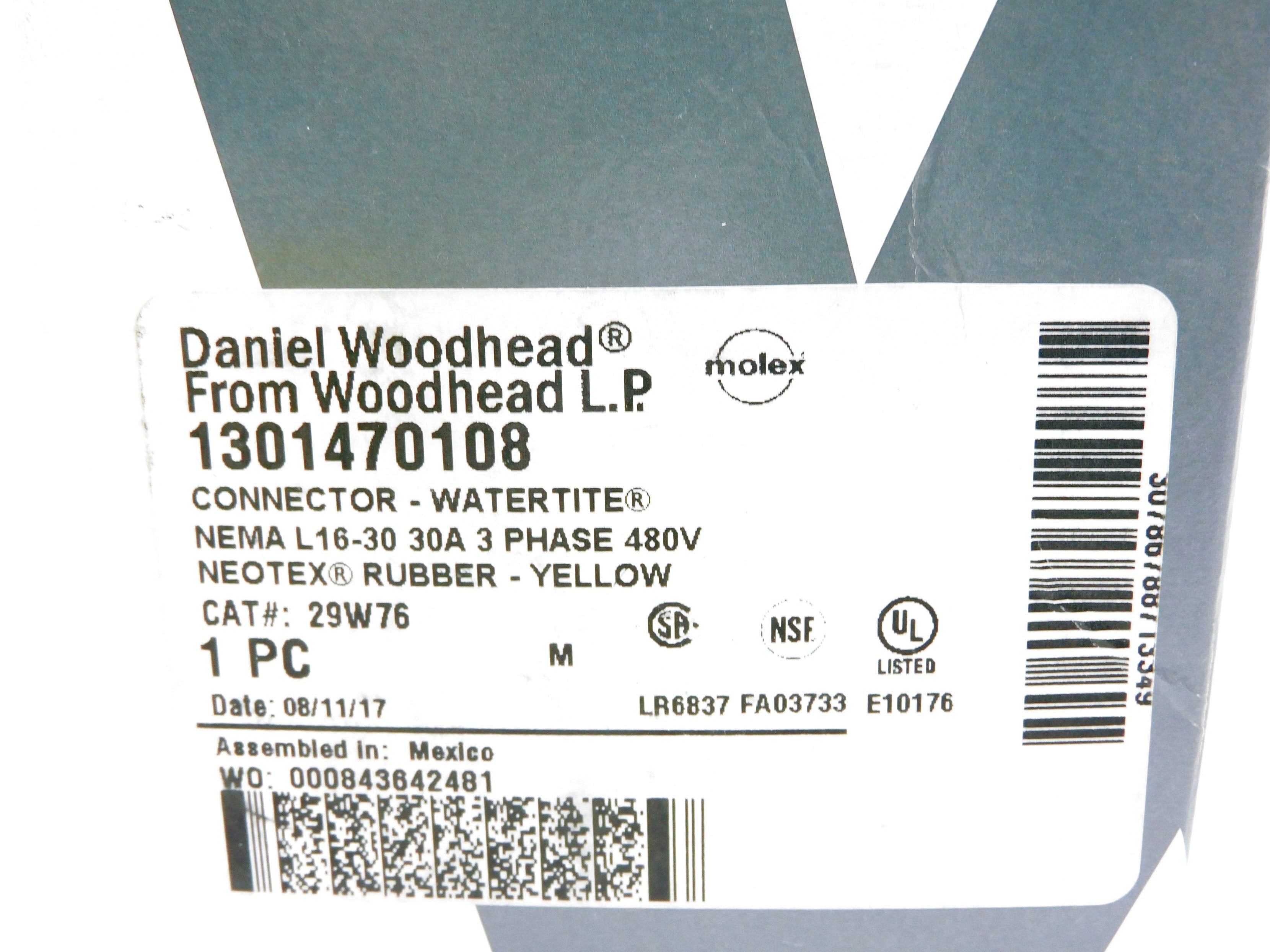 DANIEL WOODHEAD 29W76 (AS PICTURED) NSMP