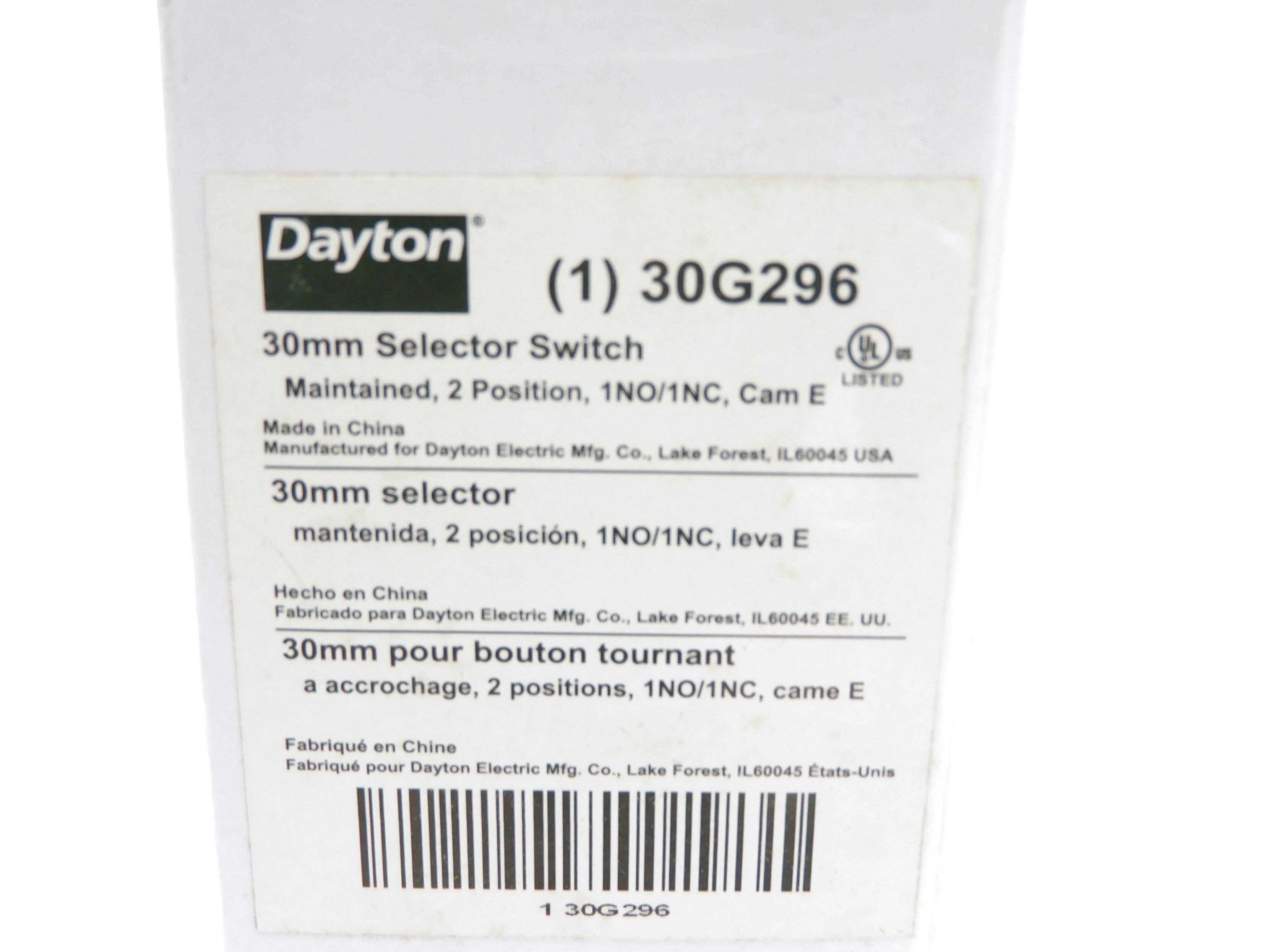 DAYTON 30G296 NSMP