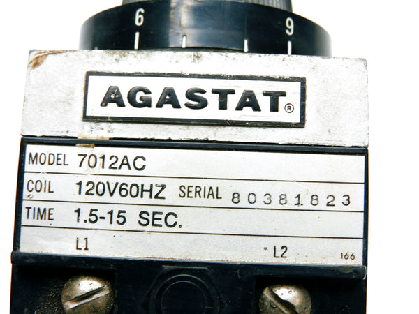 AGASTAT 7012AC 120V (AS PICTURED) UNMP
