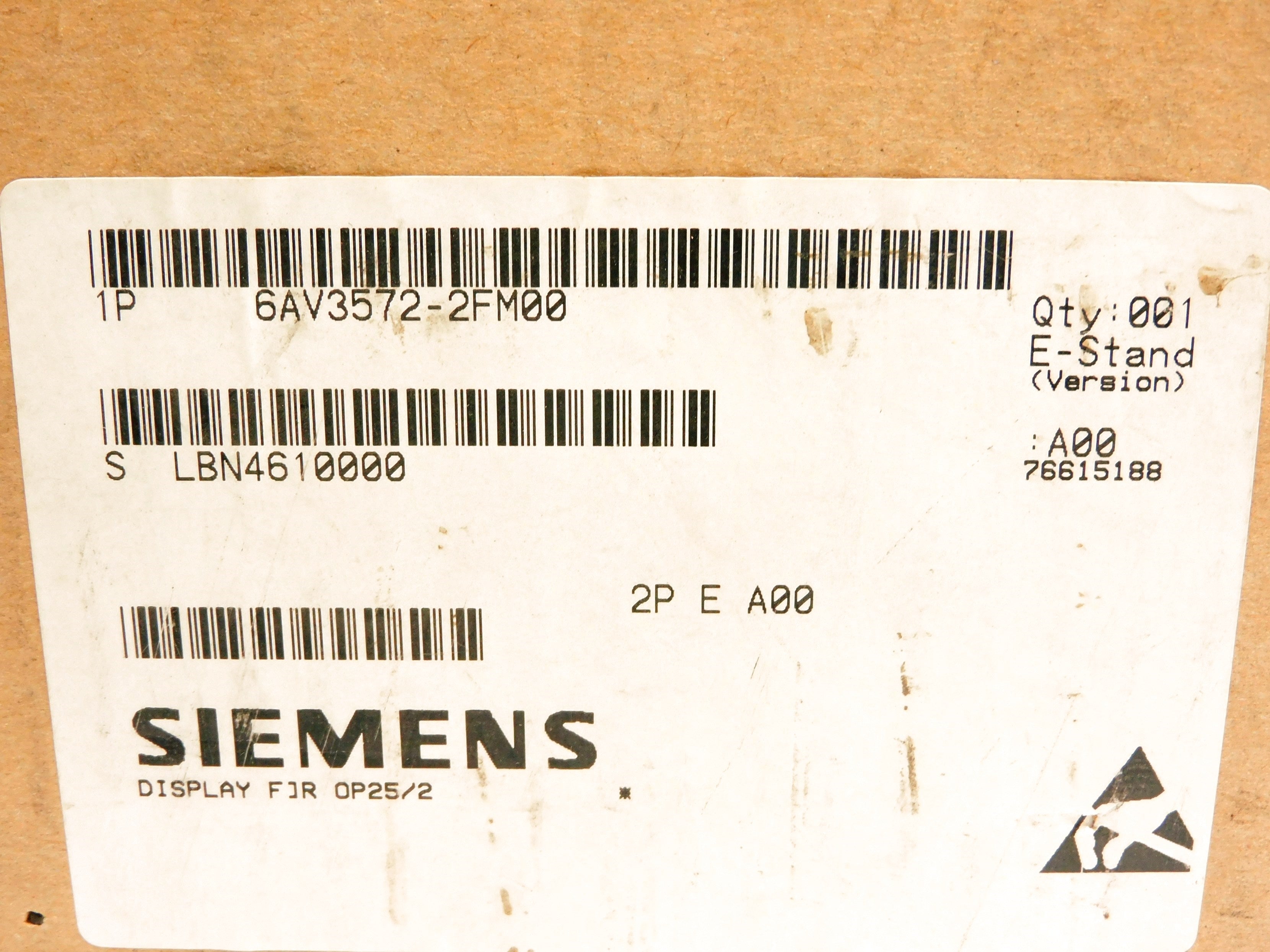 SIEMENS 6AV3572-2FM00 NSMP