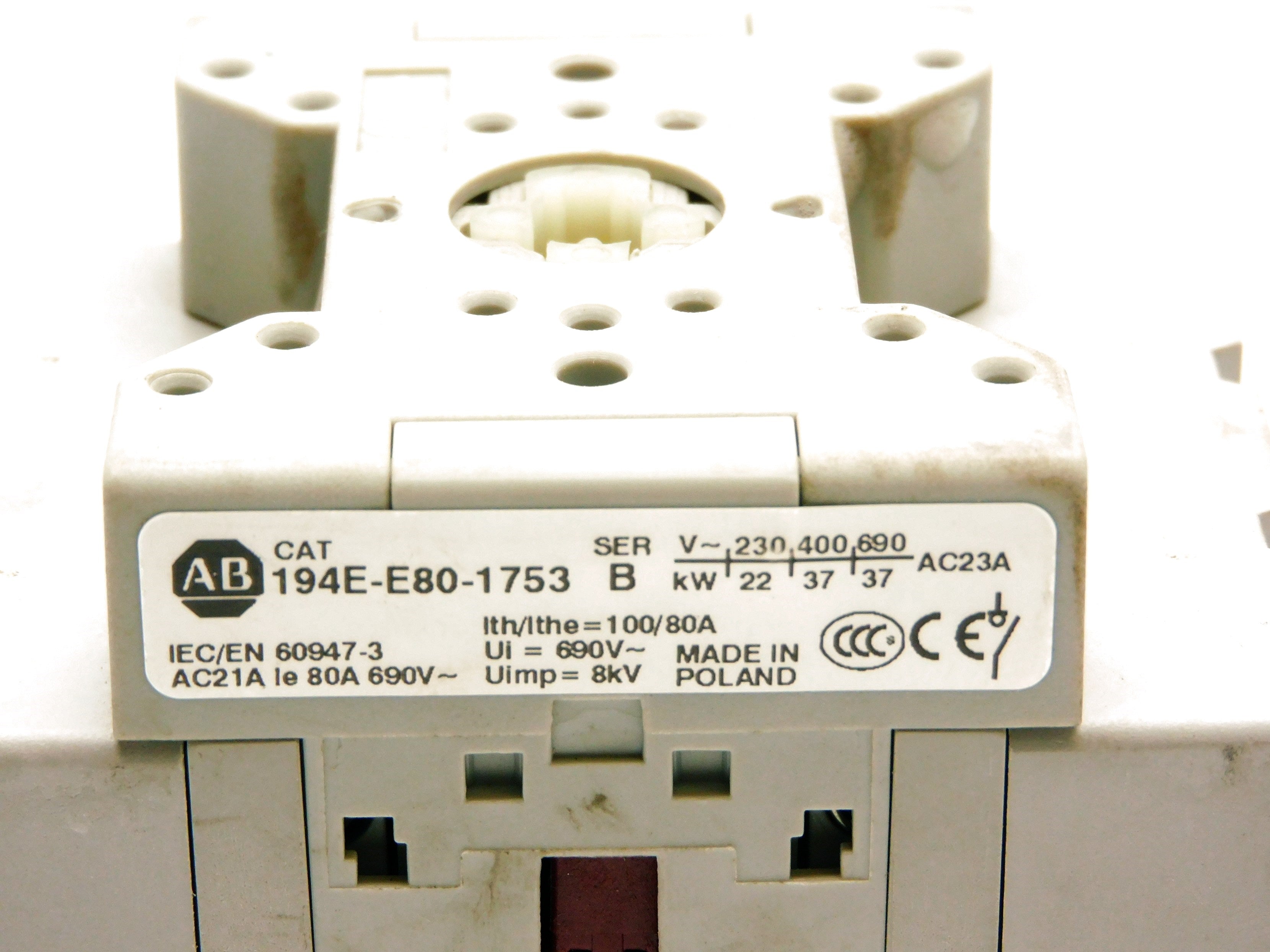 ALLEN BRADLEY 194E-E80-1753 SER. B UNMP