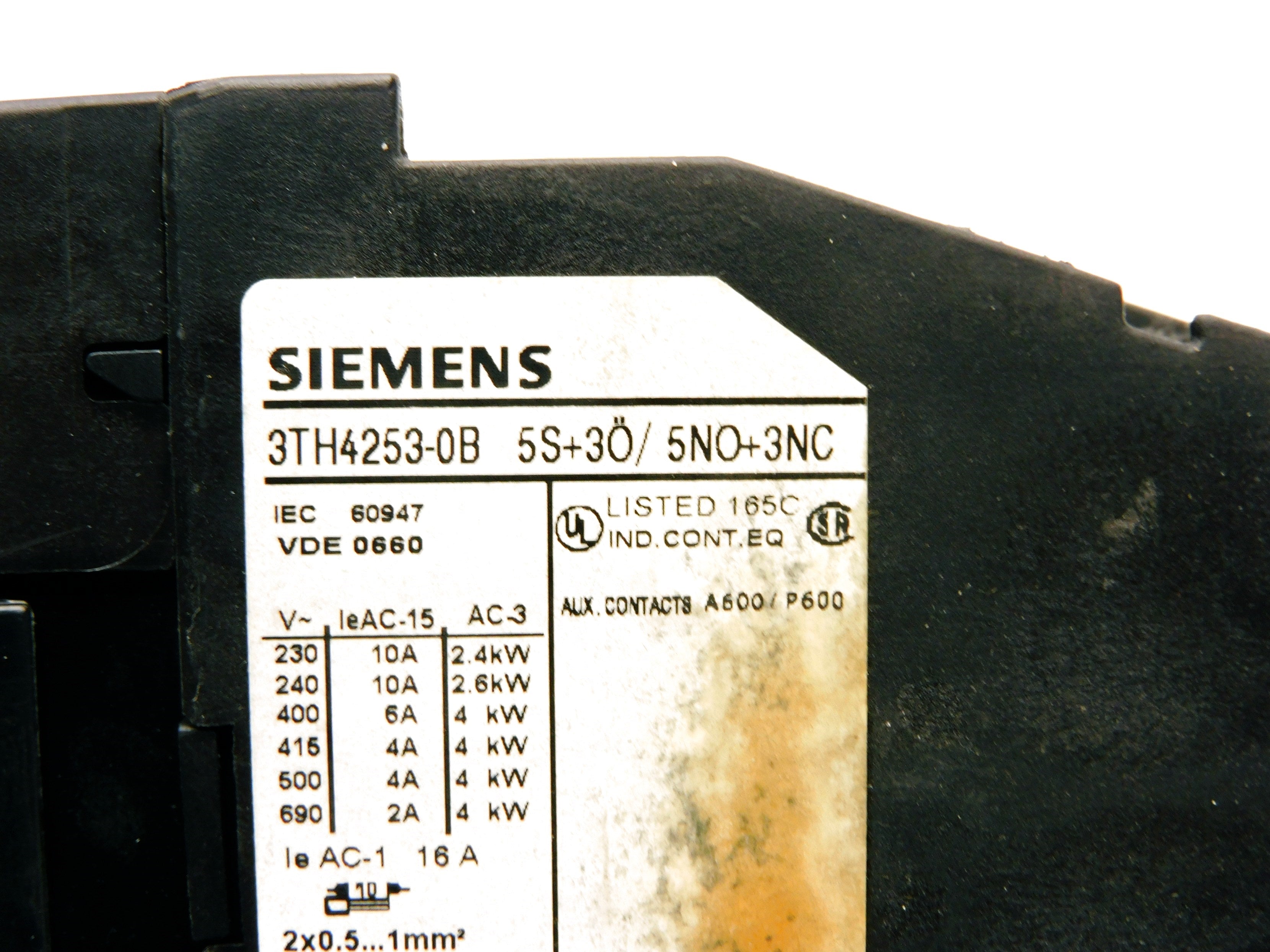 SIEMENS 3TH4253-0B 24VDC UNMP