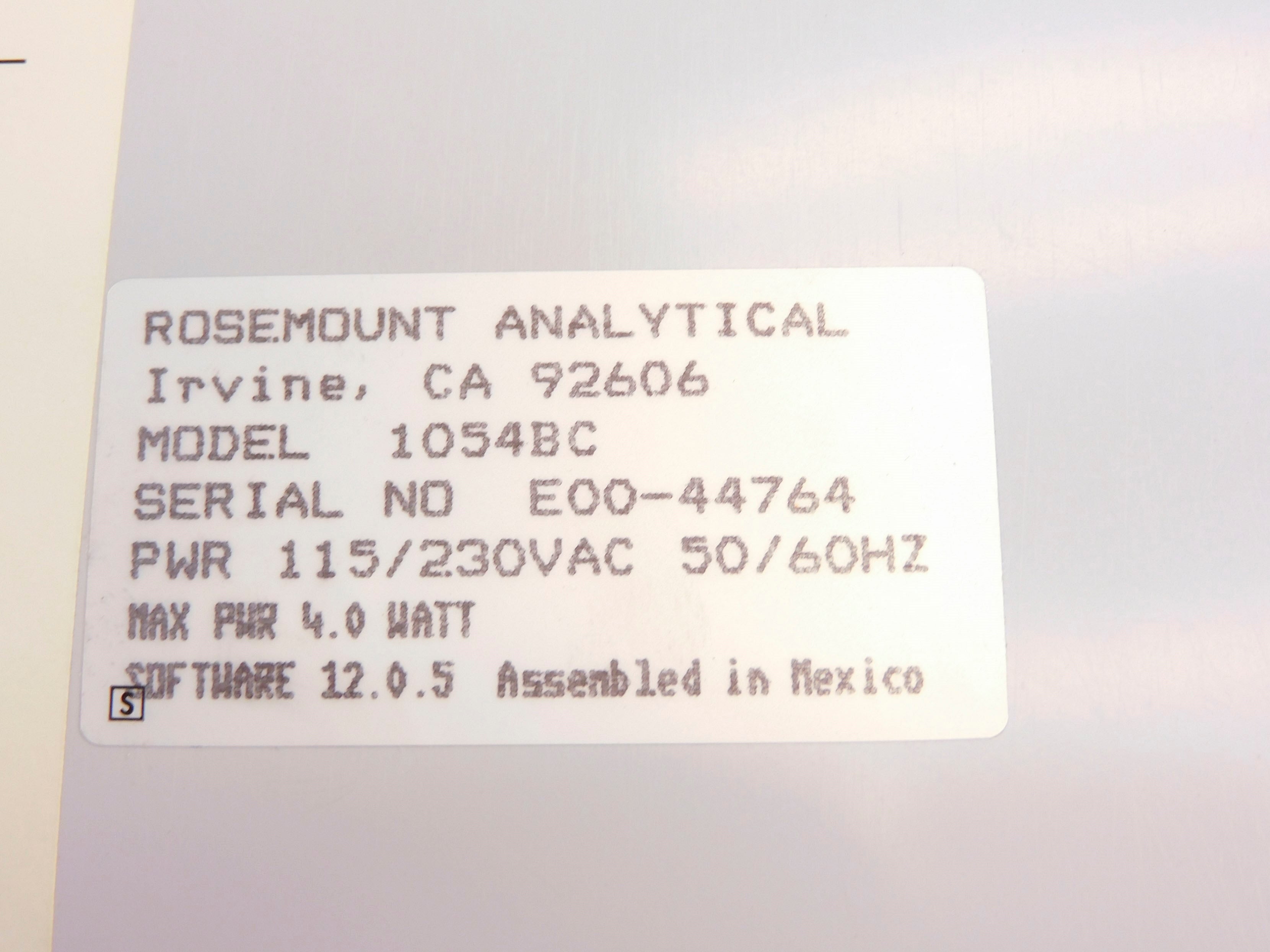 ROSEMOUNT 1054BC NSNP