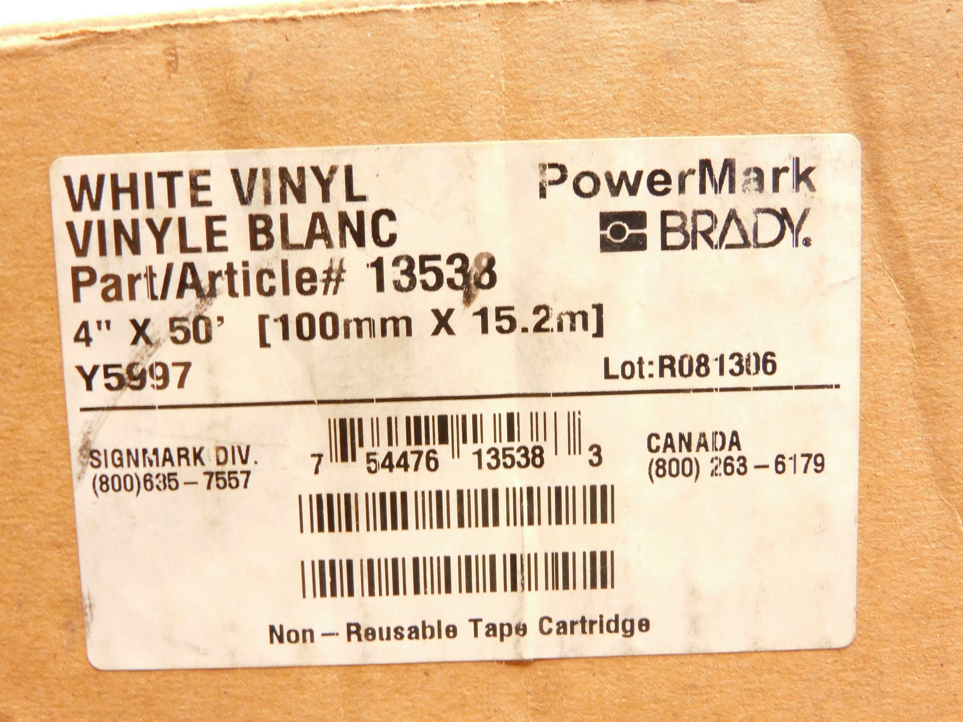BRADY 13538 NSMP