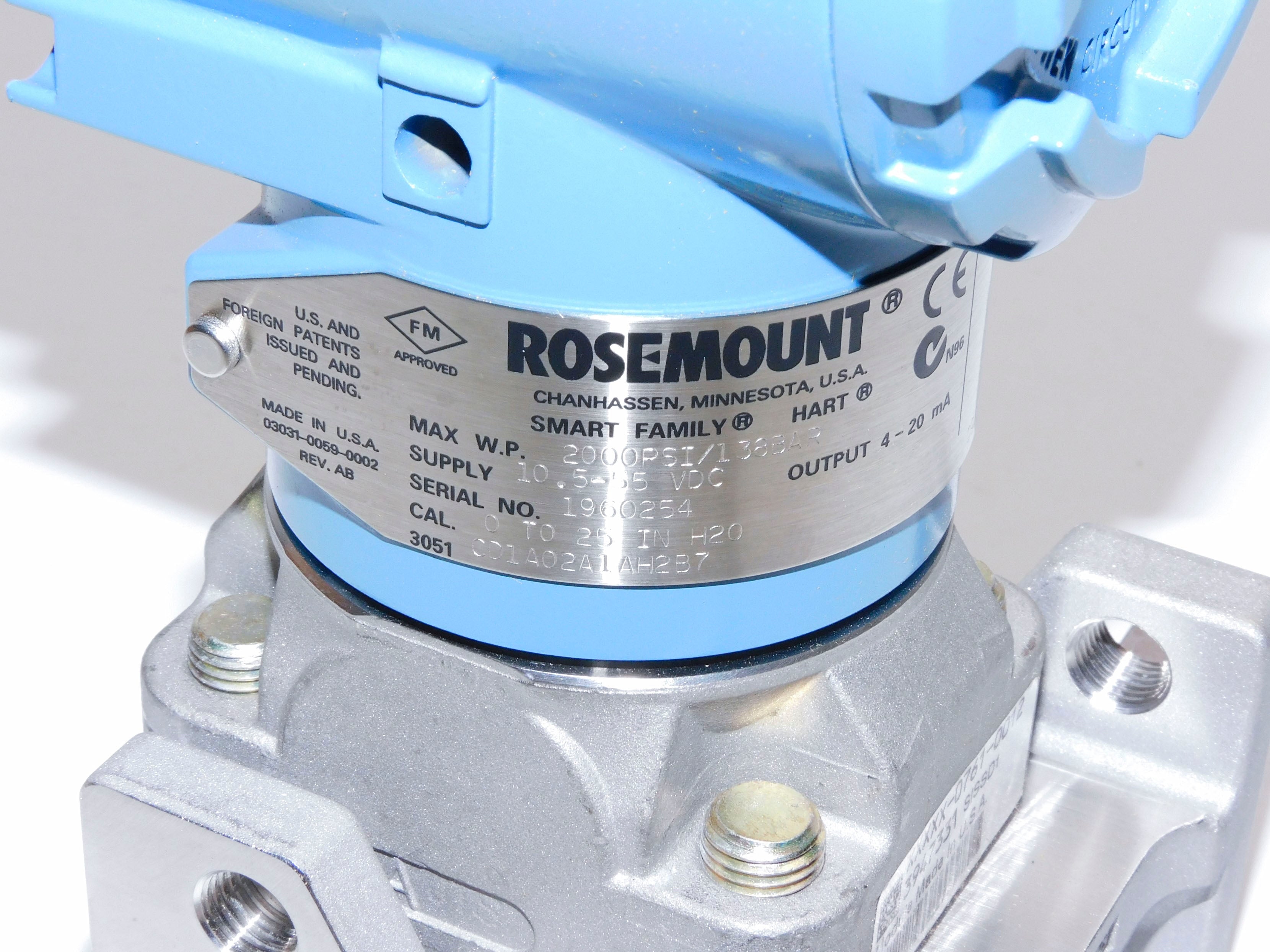 ROSEMOUNT 3051CD1A02A1AH2B7 NSMP
